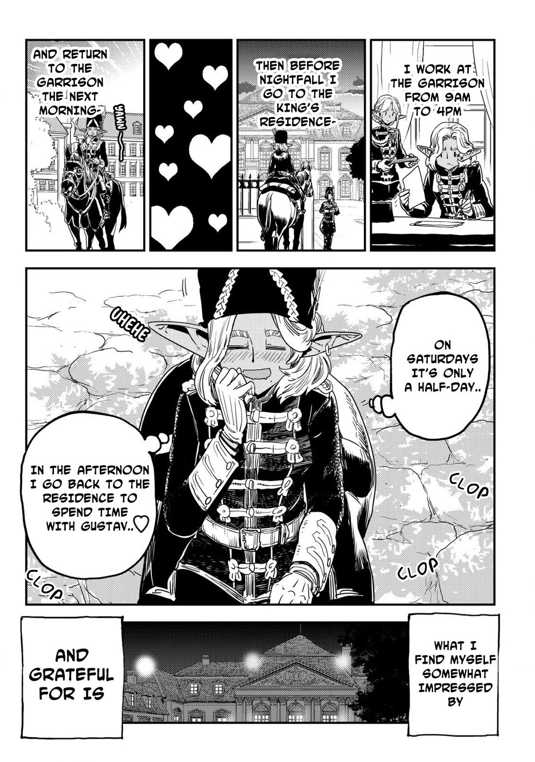 History of the Kingdom of the Orcsen: How the Barbarian Orcish Nation Came to Burn Down the Peaceful Elfland Chapter 8 page 42 - Chapter 8: It Was Almost Like Yearning Love