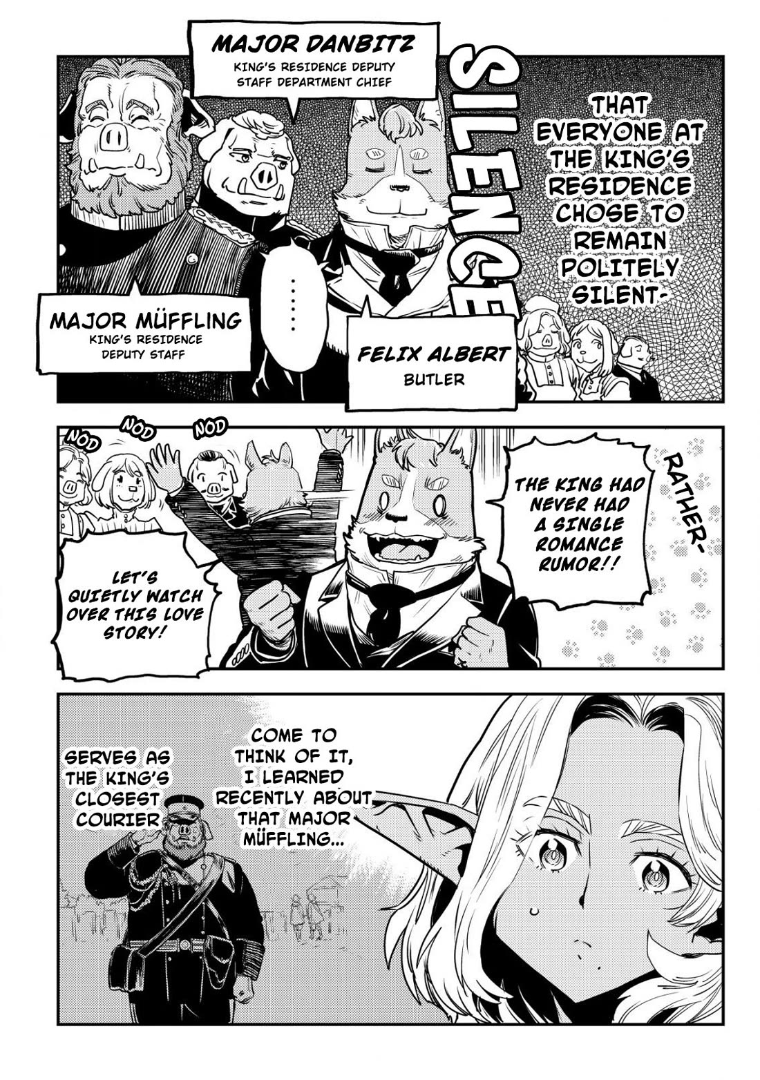History of the Kingdom of the Orcsen: How the Barbarian Orcish Nation Came to Burn Down the Peaceful Elfland Chapter 8 page 43 - Chapter 8: It Was Almost Like Yearning Love