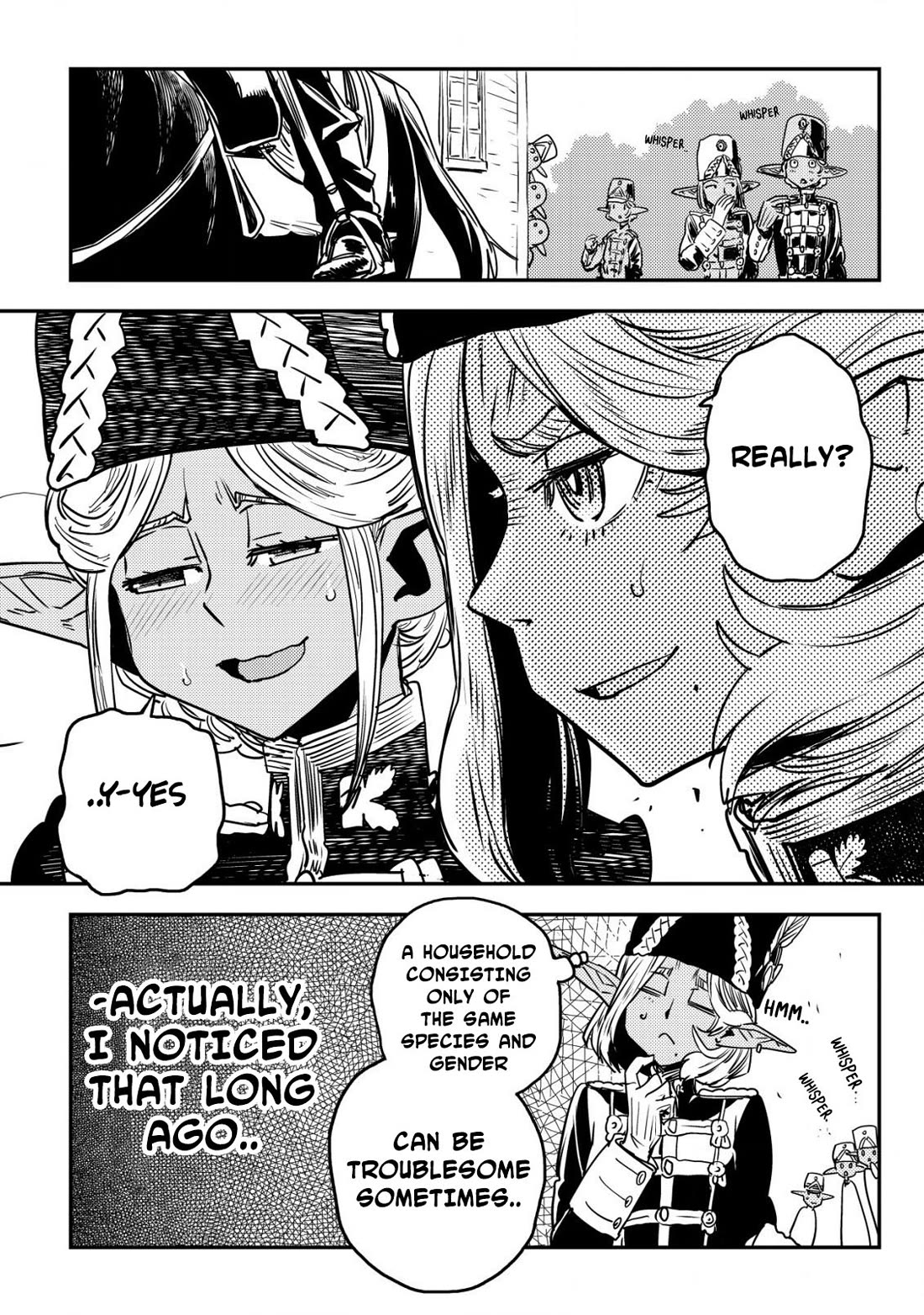 History of the Kingdom of the Orcsen: How the Barbarian Orcish Nation Came to Burn Down the Peaceful Elfland Chapter 8 page 47 - Chapter 8: It Was Almost Like Yearning Love