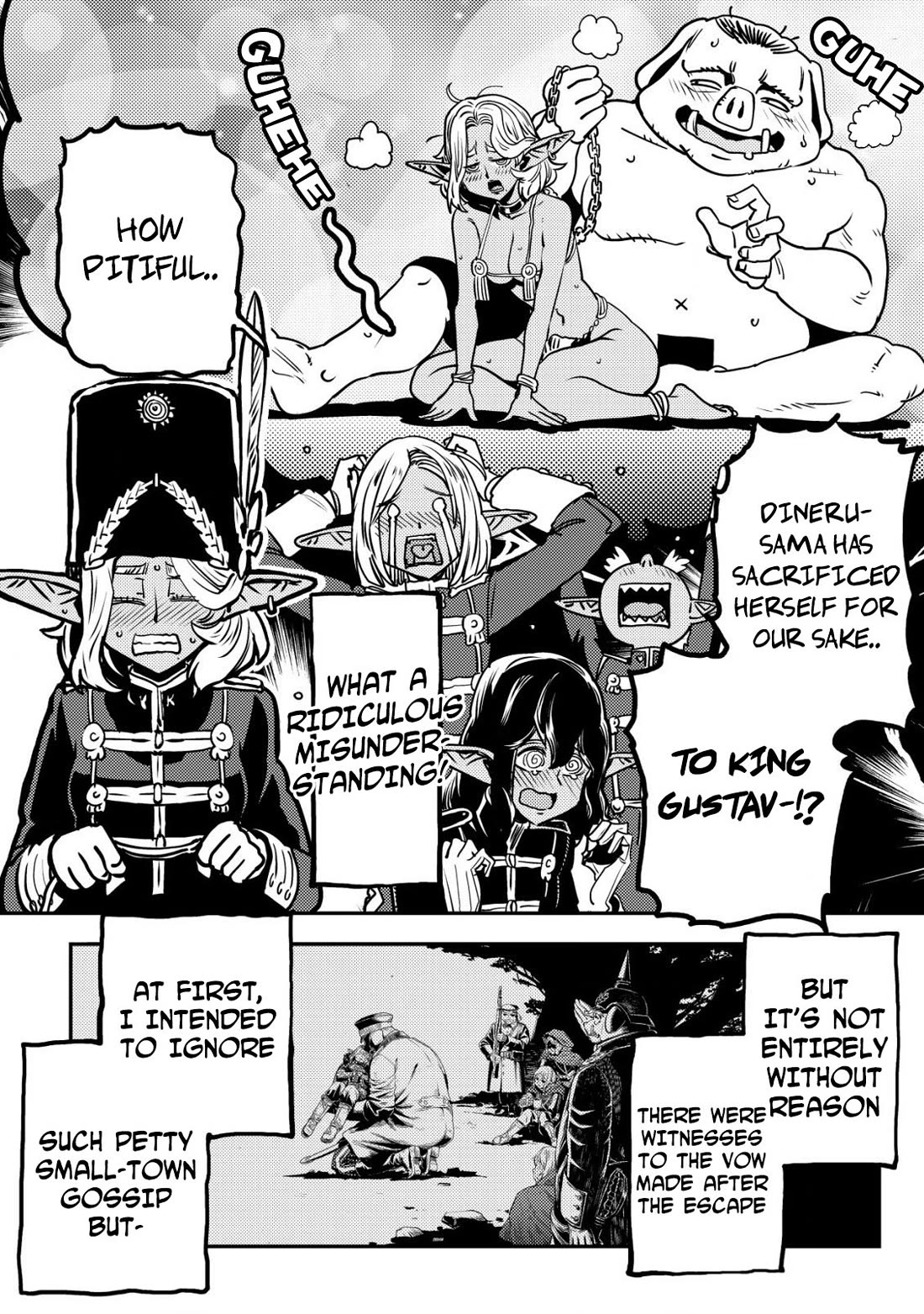 History of the Kingdom of the Orcsen: How the Barbarian Orcish Nation Came to Burn Down the Peaceful Elfland Chapter 8 page 53 - Chapter 8: It Was Almost Like Yearning Love