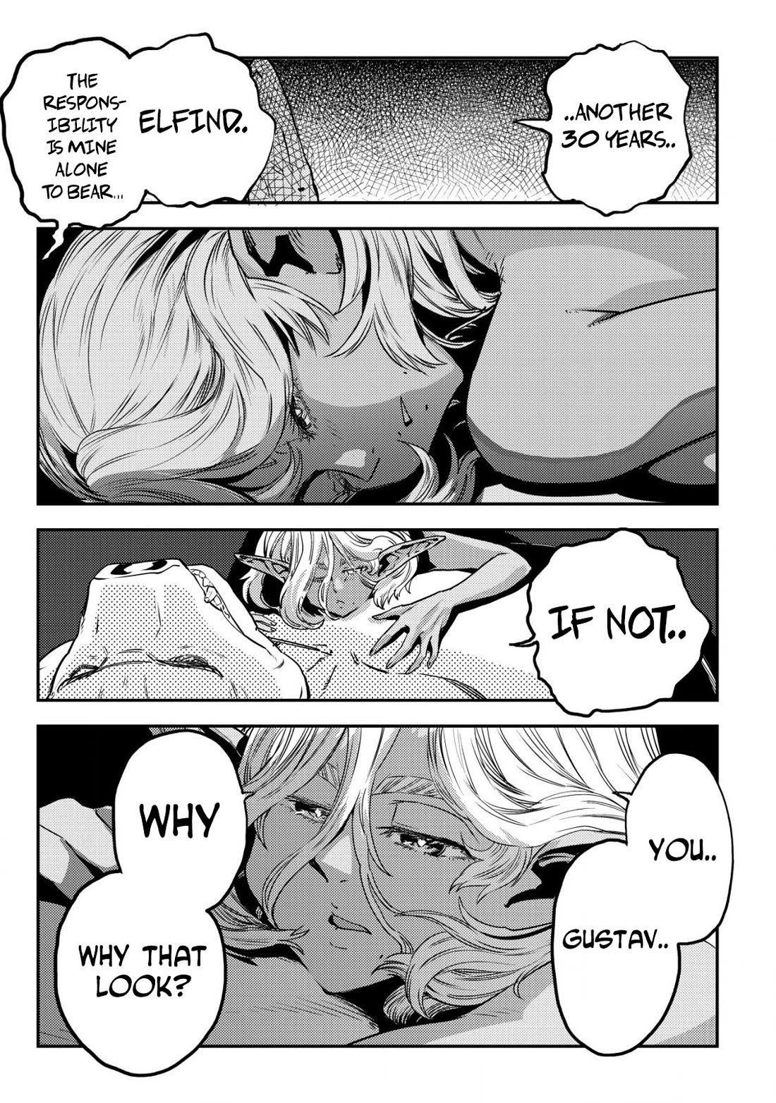 History of the Kingdom of the Orcsen: How the Barbarian Orcish Nation Came to Burn Down the Peaceful Elfland Chapter 8 page 8 - Chapter 8: It Was Almost Like Yearning Love