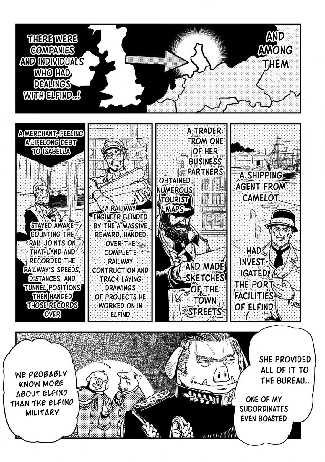 History of the Kingdom of the Orcsen: How the Barbarian Orcish Nation Came to Burn Down the Peaceful Elfland Chapter 9 page 12 - Chapter 9: The Fierce Boars