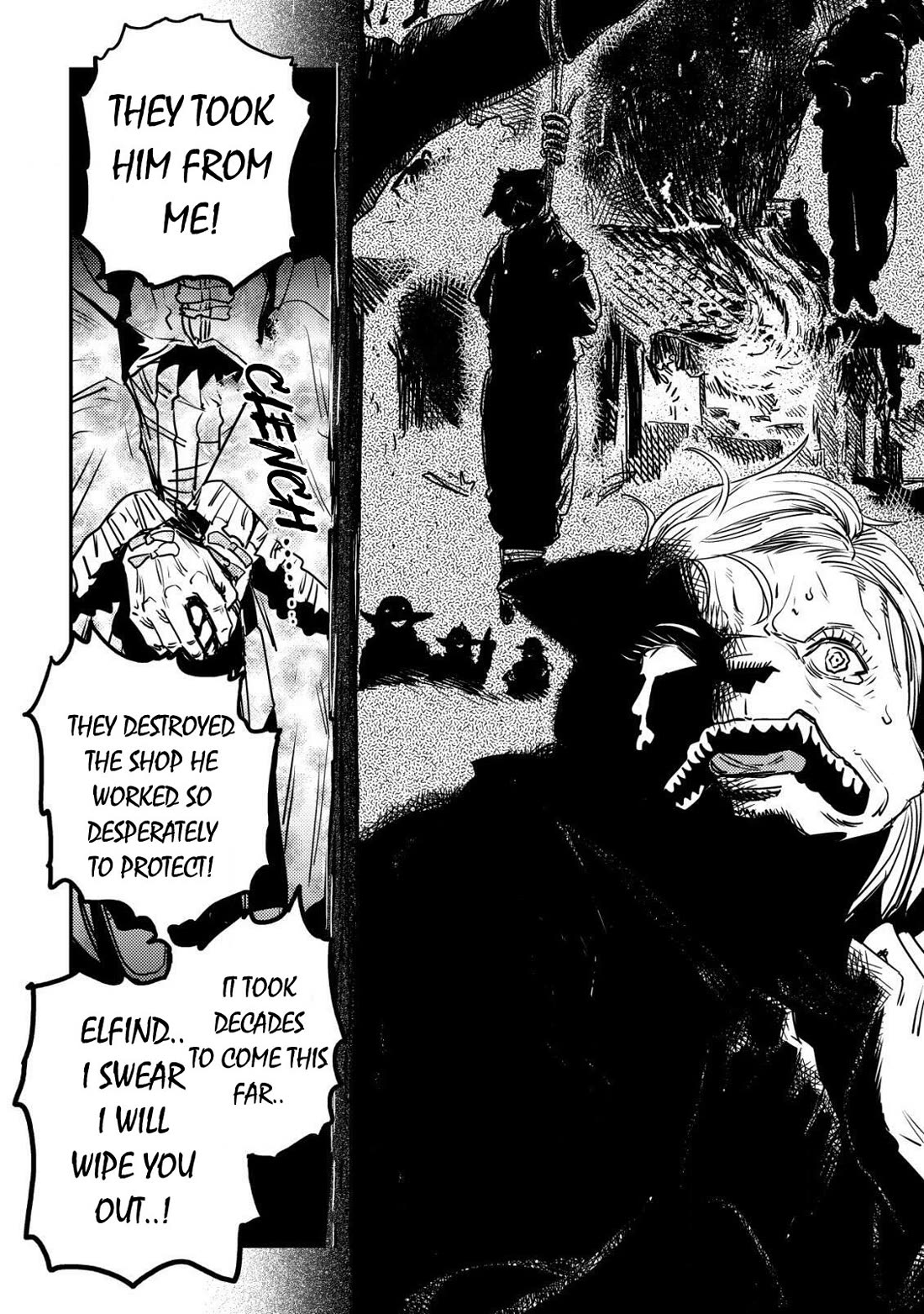 History of the Kingdom of the Orcsen: How the Barbarian Orcish Nation Came to Burn Down the Peaceful Elfland Chapter 9 page 19 - Chapter 9: The Fierce Boars