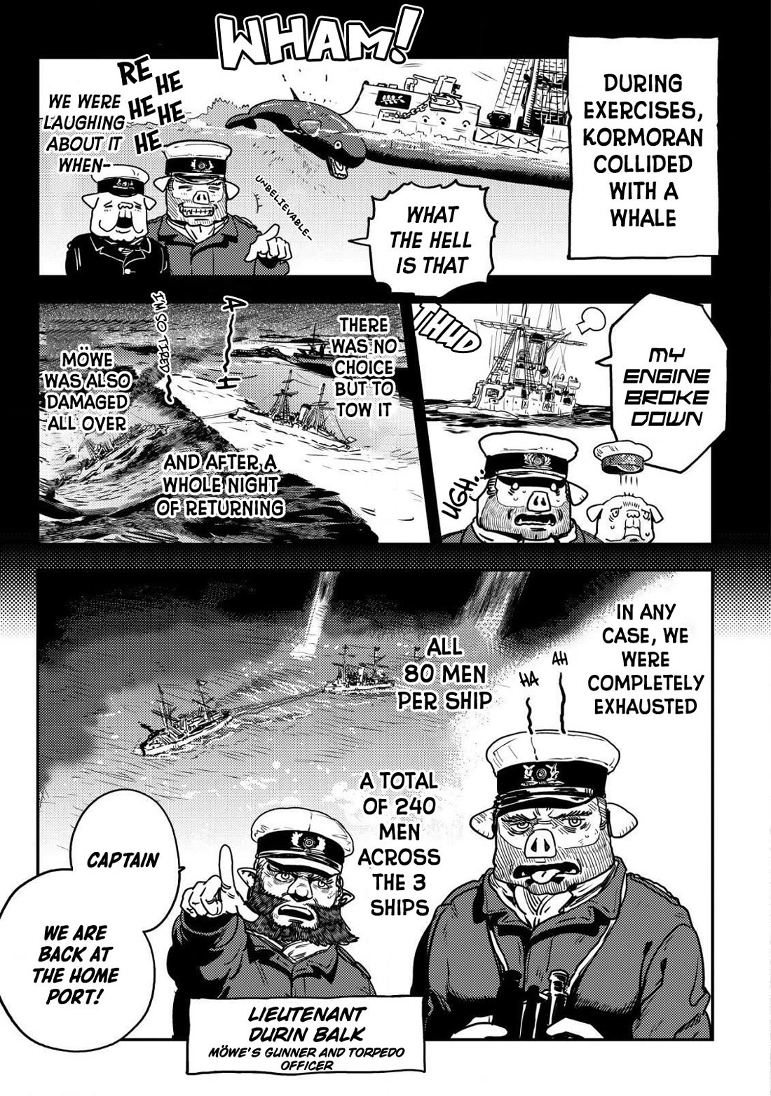 History of the Kingdom of the Orcsen: How the Barbarian Orcish Nation Came to Burn Down the Peaceful Elfland Chapter 9 page 38 - Chapter 9: The Fierce Boars