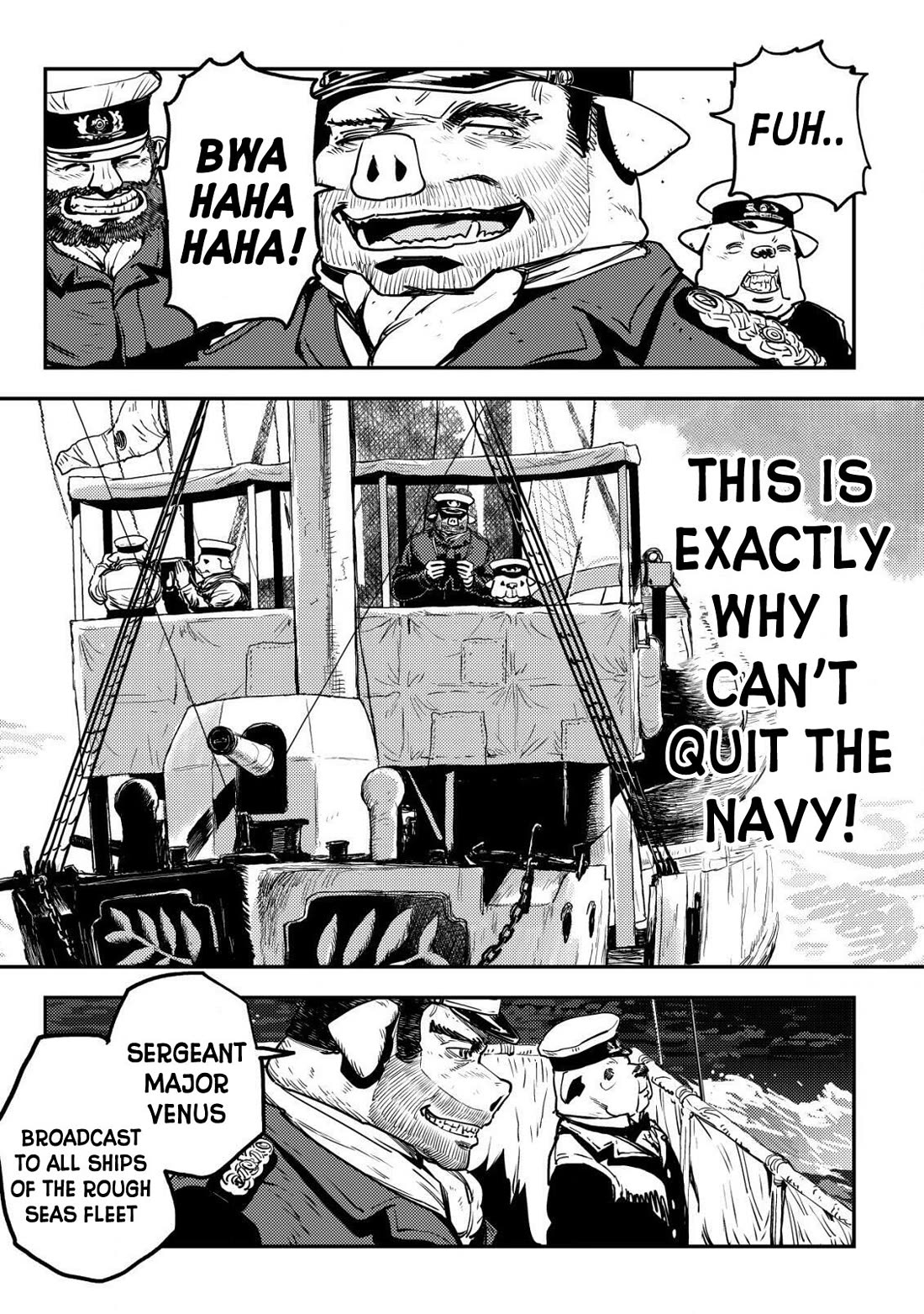 History of the Kingdom of the Orcsen: How the Barbarian Orcish Nation Came to Burn Down the Peaceful Elfland Chapter 9 page 40 - Chapter 9: The Fierce Boars