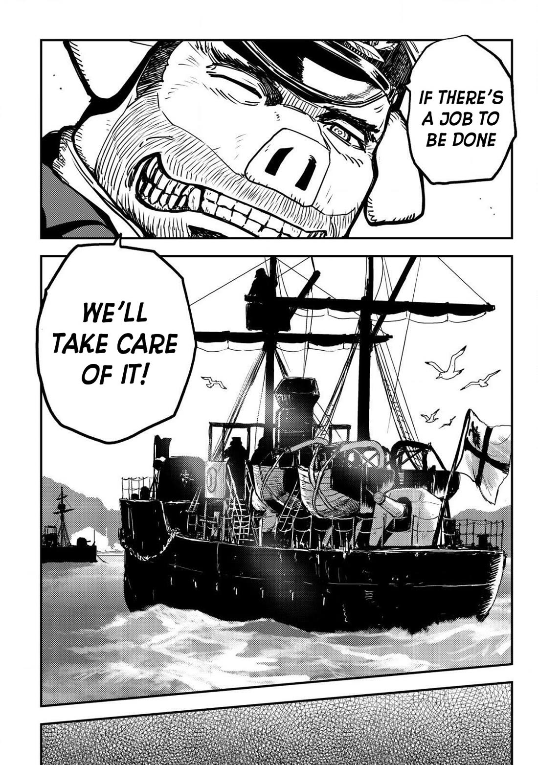 History of the Kingdom of the Orcsen: How the Barbarian Orcish Nation Came to Burn Down the Peaceful Elfland Chapter 9 page 45 - Chapter 9: The Fierce Boars