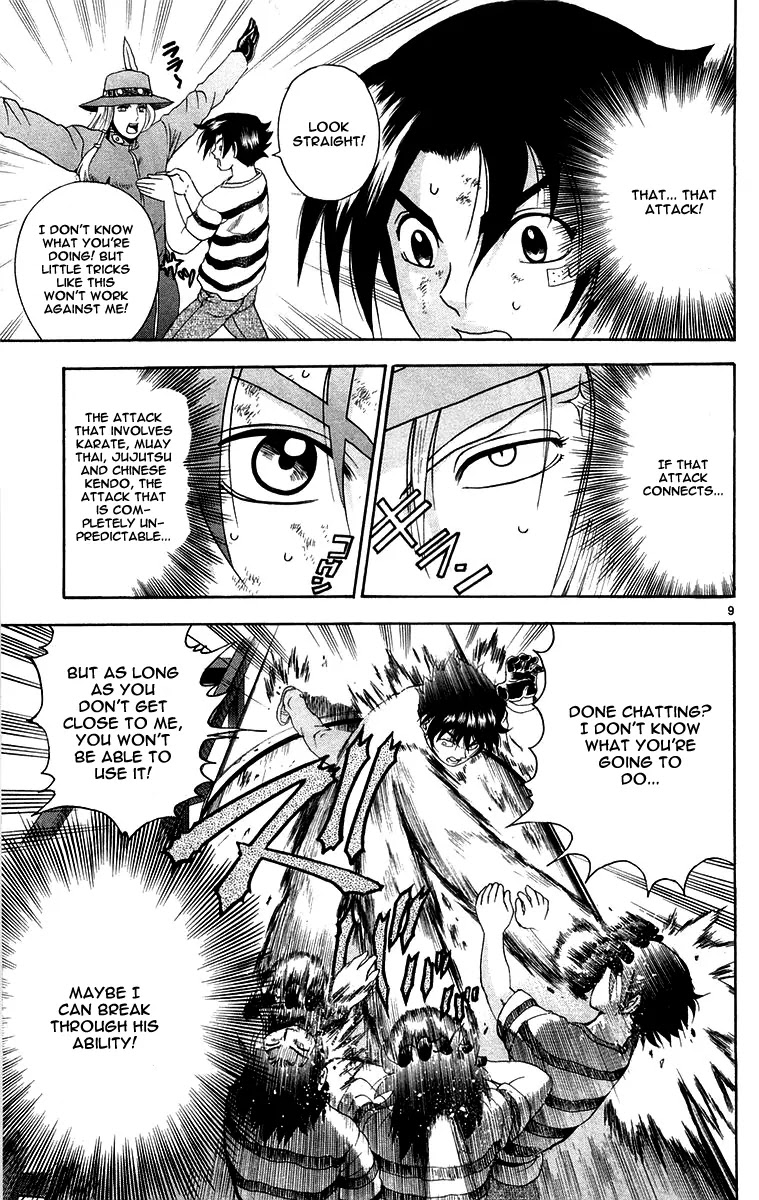 History's Strongest Disciple Kenichi Chapter 139 page 9 - Chapter 139: Nice Dodge, Kenichi!