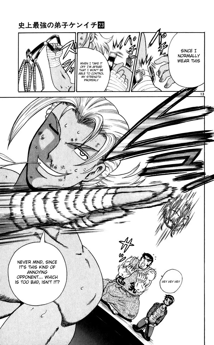History's Strongest Disciple Kenichi Chapter 204 page 13 - Chapter 204: Takeda, Jump!