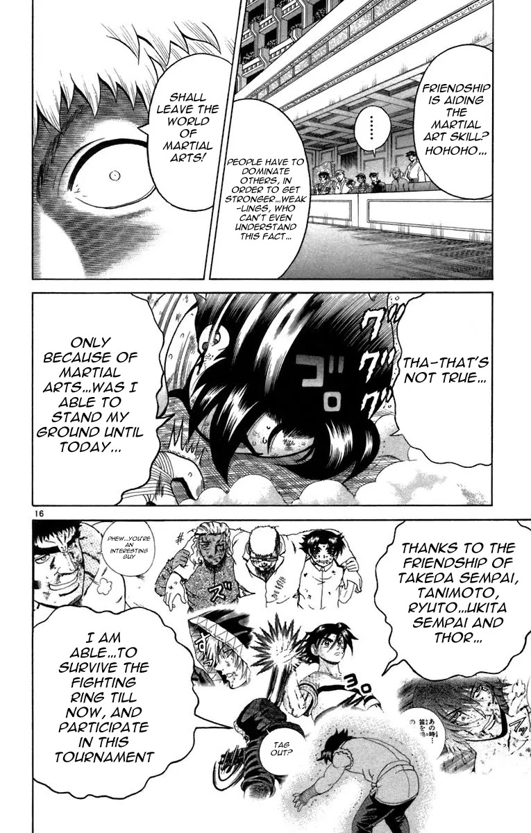 History's Strongest Disciple Kenichi Chapter 213 page 16 - Chapter 213 : The Power of Friendship