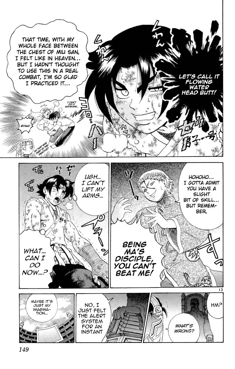 History's Strongest Disciple Kenichi Chapter 215 page 13 - Chapter 215: Flowing Water Head Butt