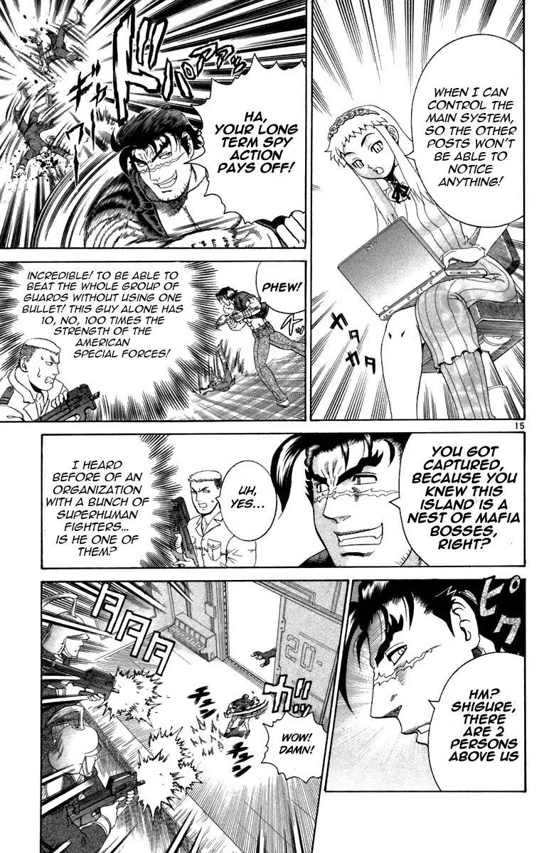 History's Strongest Disciple Kenichi Chapter 215 page 15 - Chapter 215: Flowing Water Head Butt