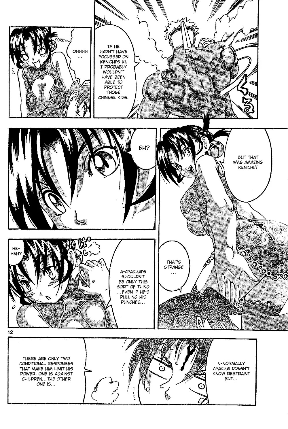History's Strongest Disciple Kenichi Chapter 311 page 12 - Chapter 311: The Battle of the Shockwave's Orbits