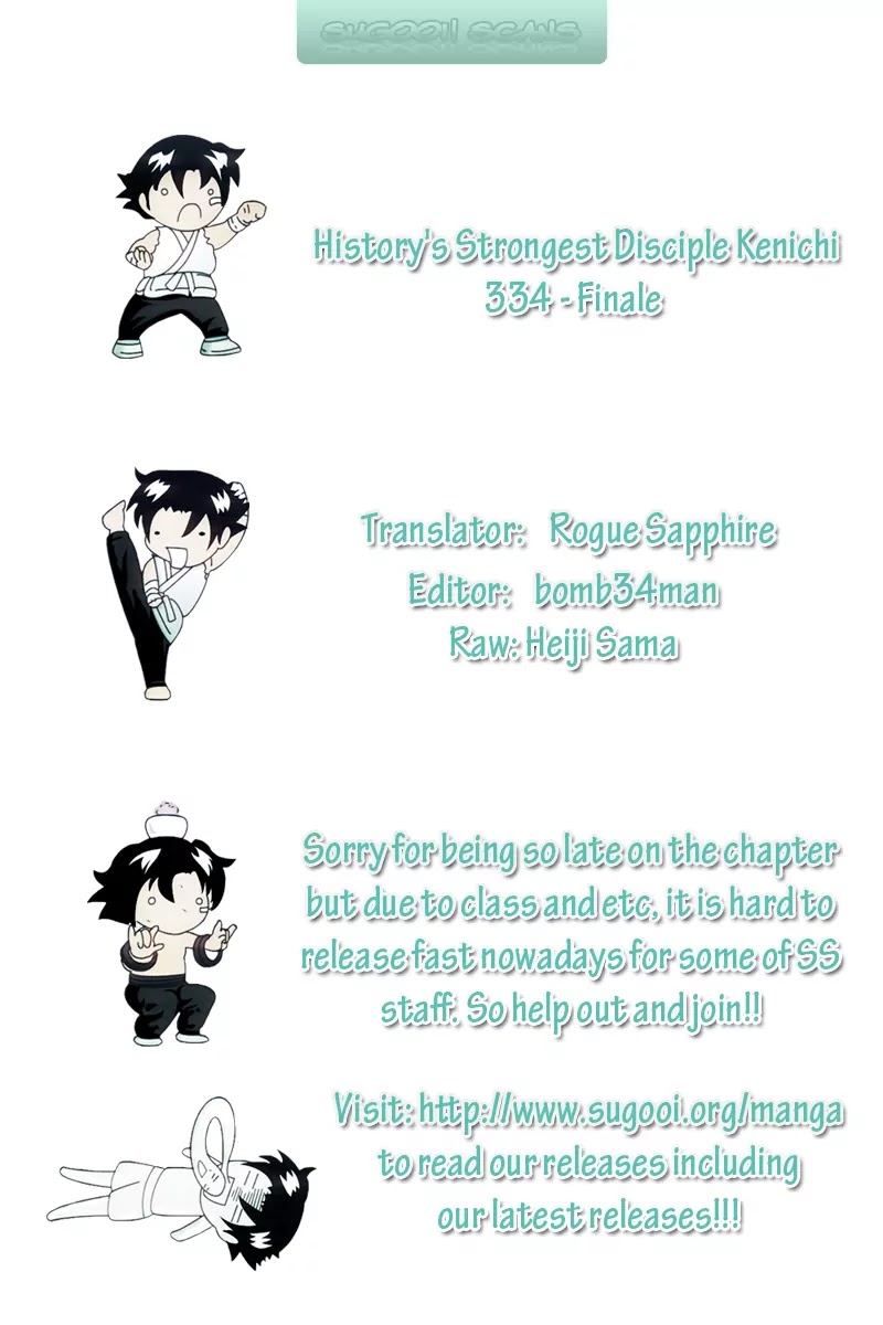 History's Strongest Disciple Kenichi Chapter 334 page 1 - Chapter 334: Finale