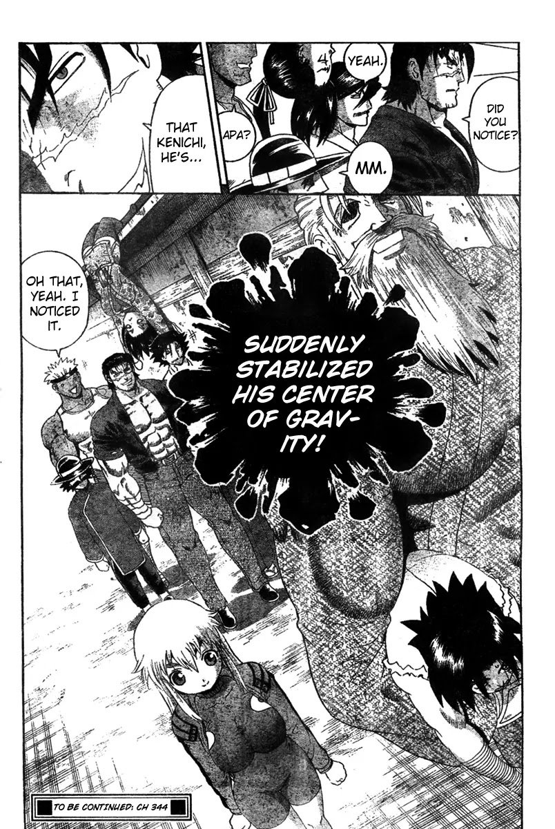 History's Strongest Disciple Kenichi Chapter 343 page 17 - Chapter 343: The Strength of His Balance