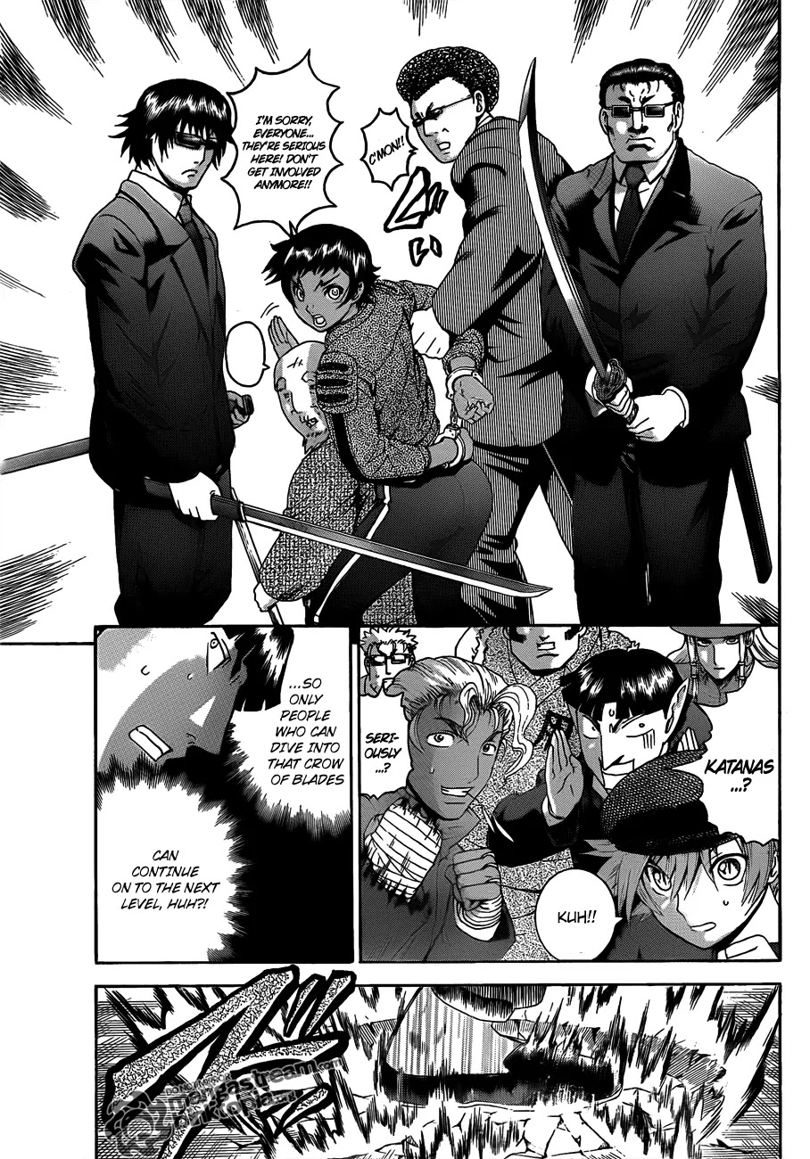 History's Strongest Disciple Kenichi Chapter 374 page 15 - Chapter 374: Weapons, Face Off!!