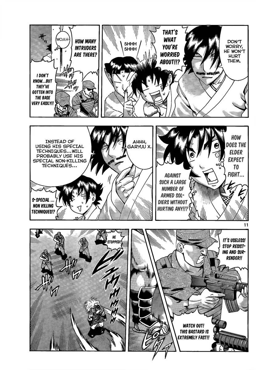 History's Strongest Disciple Kenichi Chapter 384 page 11 - Chapter 384 : Front-on Attack!