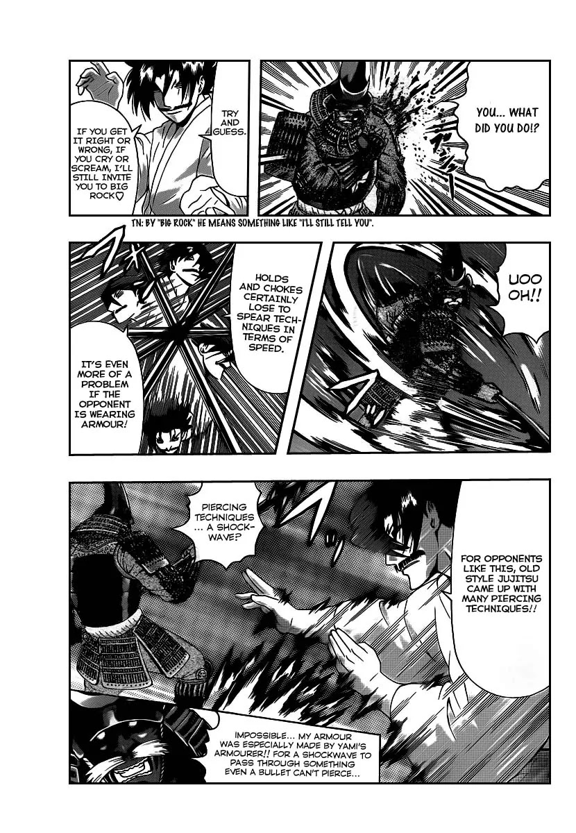 History's Strongest Disciple Kenichi Chapter 389 page 14 - Chapter 389: Akisame Vs The Spear Of The East