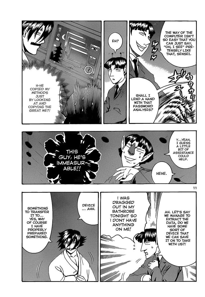 History's Strongest Disciple Kenichi Chapter 393 page 12 - Chapter 393: Akisame Style Information Confrontation