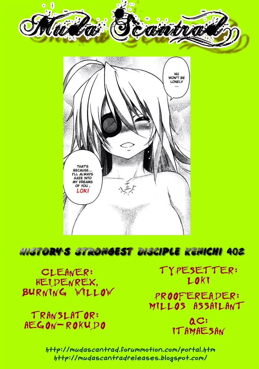 History's Strongest Disciple Kenichi Chapter 402 page 1 - Chapter 402 : The Depths of The Heart