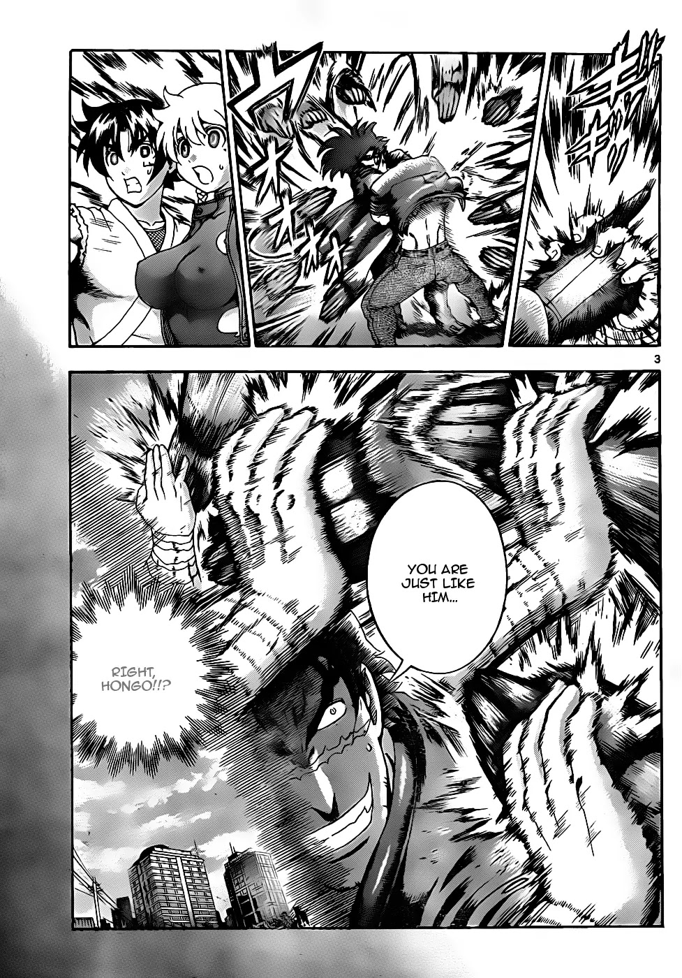 History's Strongest Disciple Kenichi Chapter 437 page 3 - Chapter 437: The Three Men Of Valour
