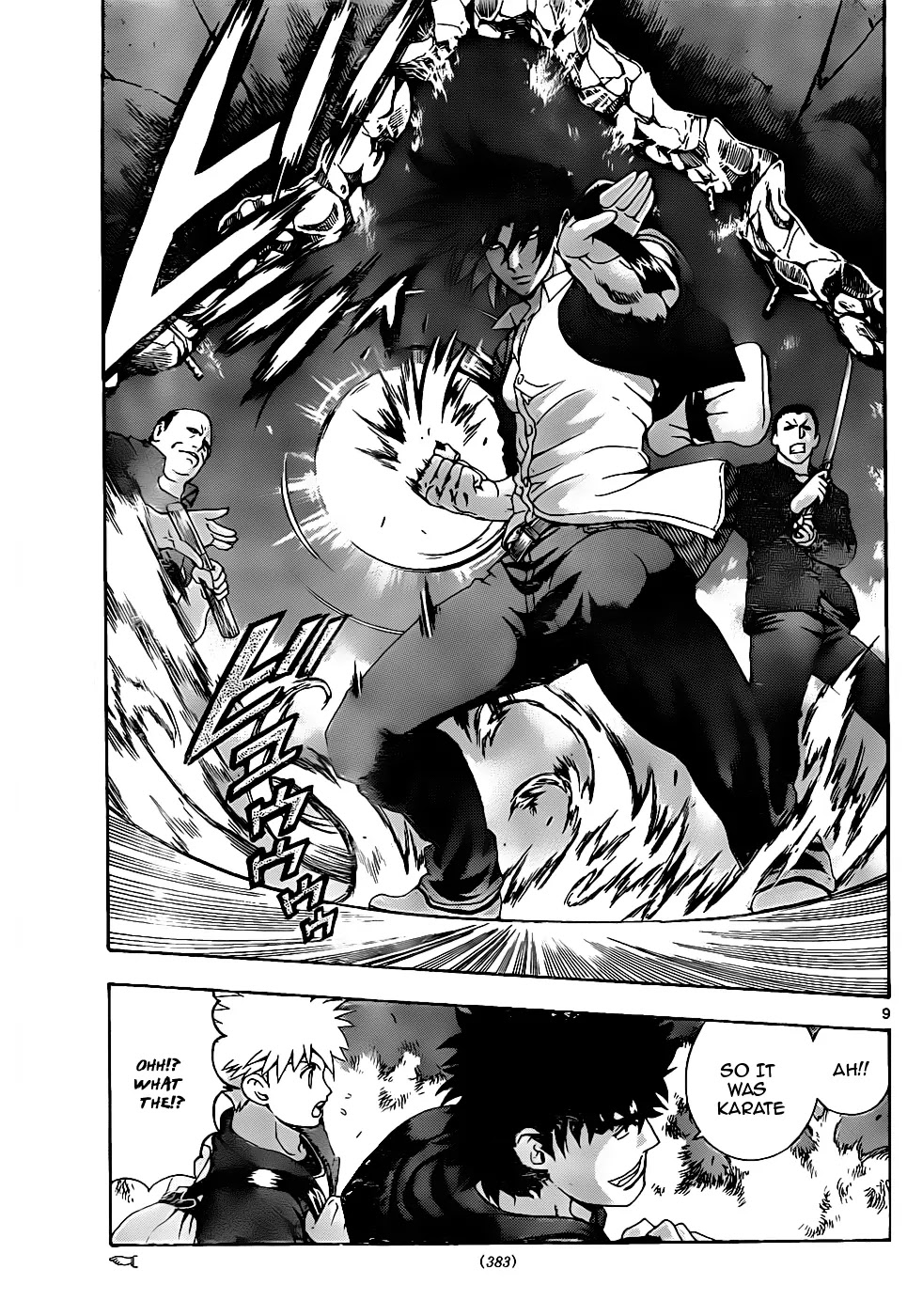 History's Strongest Disciple Kenichi Chapter 437 page 9 - Chapter 437: The Three Men Of Valour