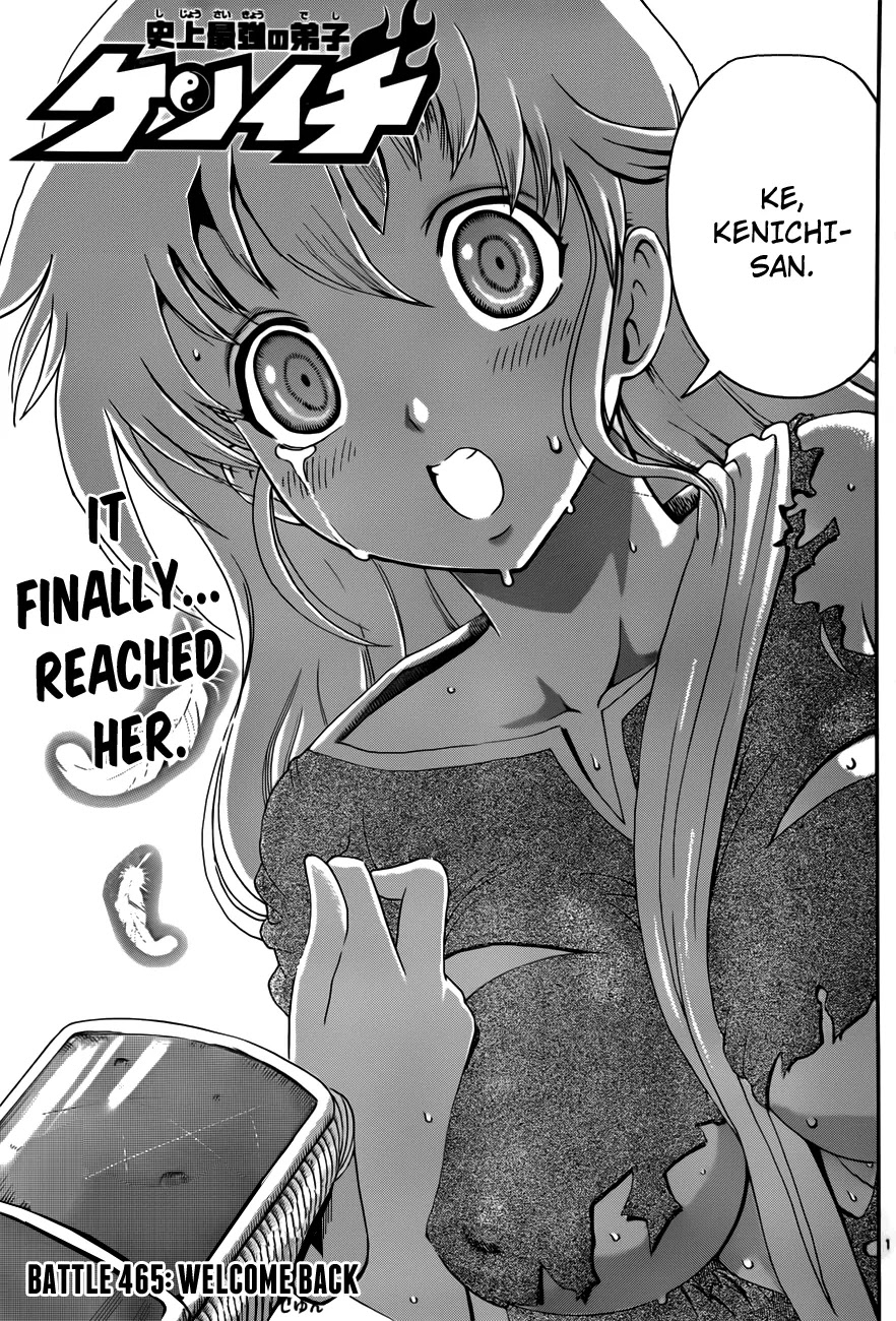 History's Strongest Disciple Kenichi Chapter 465 page 1 - Chapter 465: Welcome Back