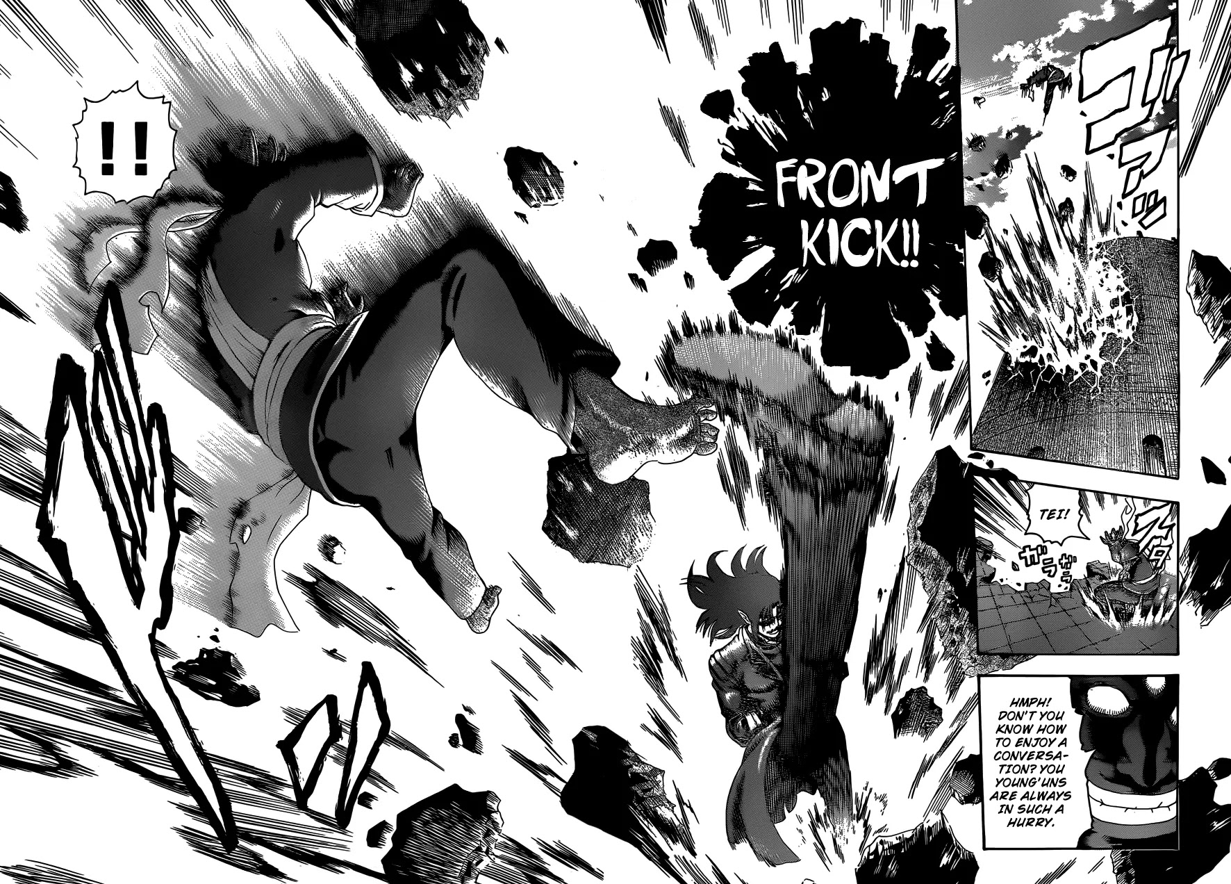 History's Strongest Disciple Kenichi Chapter 469 page 10 - Chapter 469: "Front Kick"