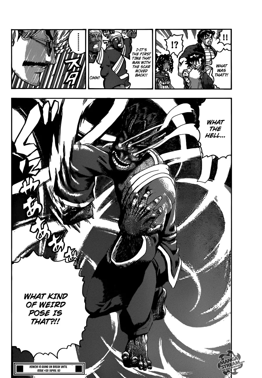 History's Strongest Disciple Kenichi Chapter 469 page 16 - Chapter 469: "Front Kick"