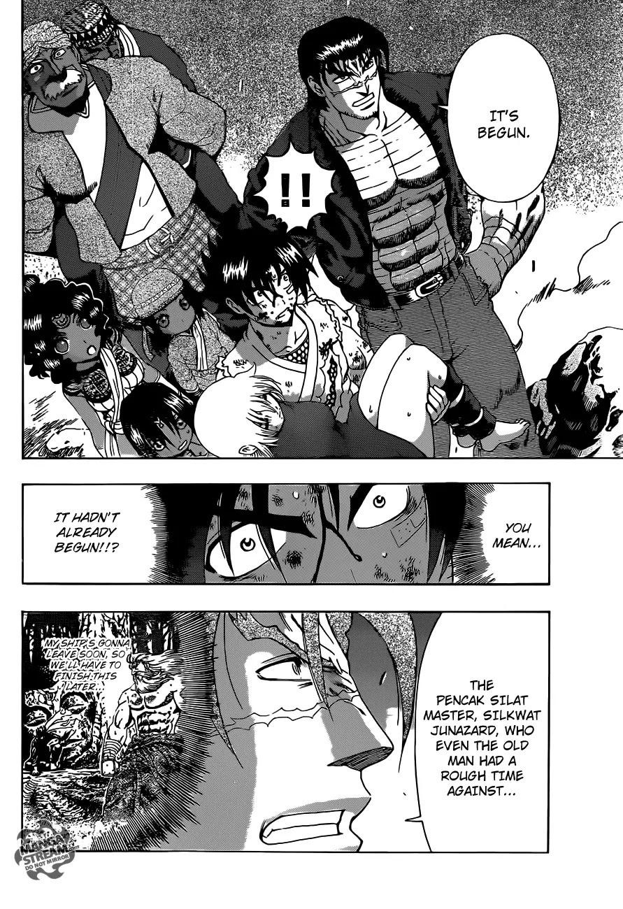 History's Strongest Disciple Kenichi Chapter 469 page 2 - Chapter 469: "Front Kick"
