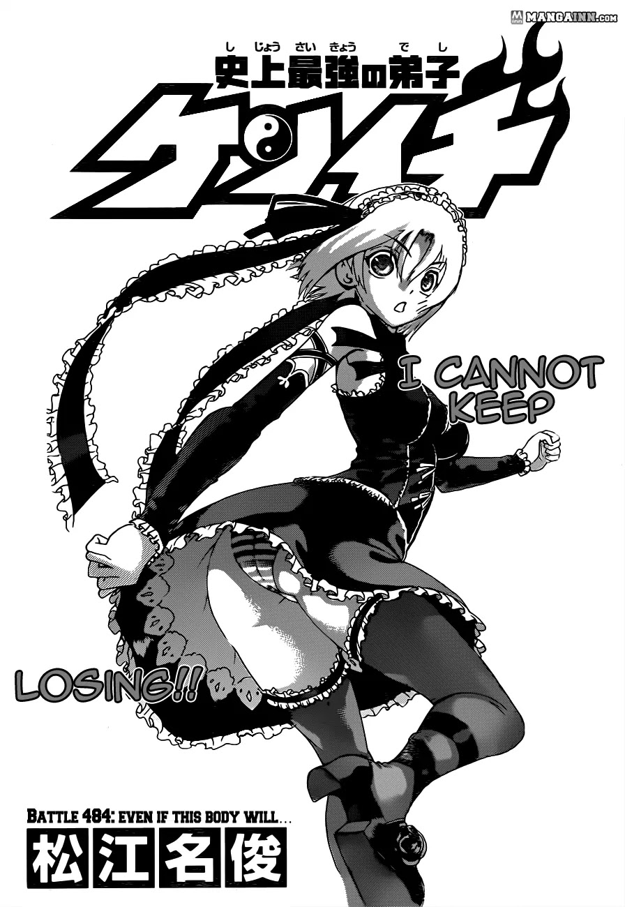 History's Strongest Disciple Kenichi Chapter 484 page 1 - Chapter 484: Even If This Body Will..