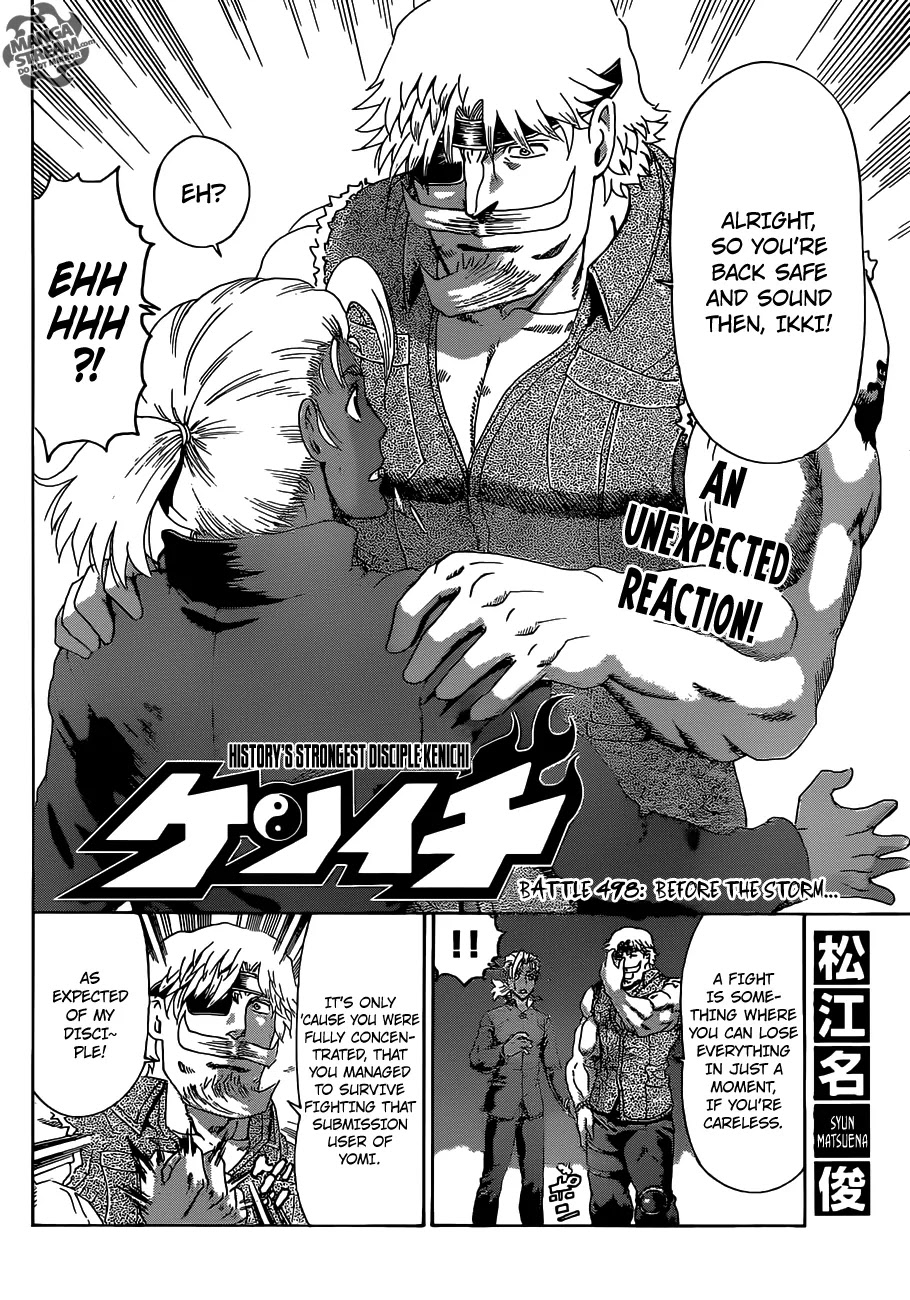 History's Strongest Disciple Kenichi Chapter 498 page 3 - Chapter 498 : Before The Storm...