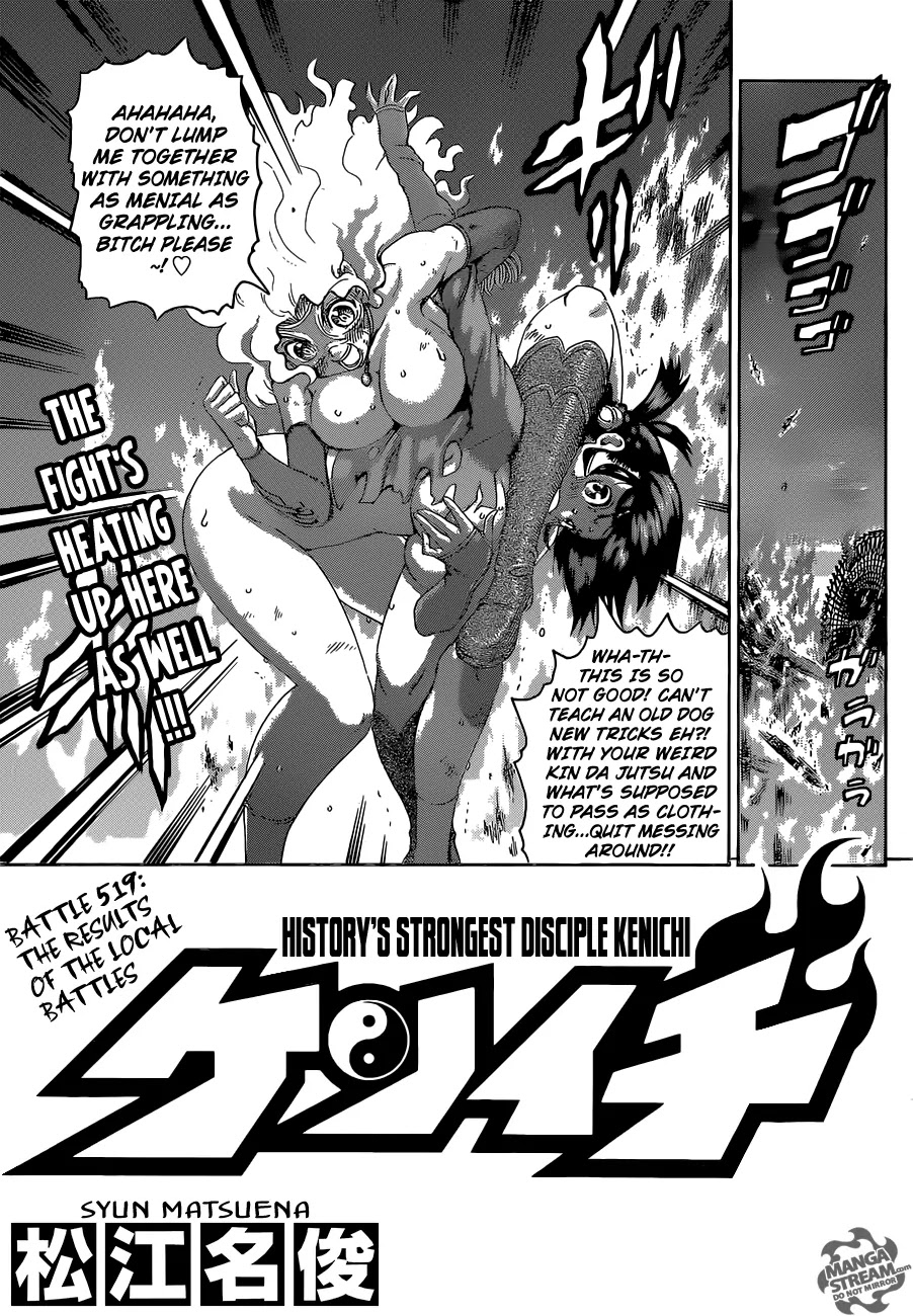 History's Strongest Disciple Kenichi Chapter 519 page 1 - Chapter 519: The Results of the Local Battles