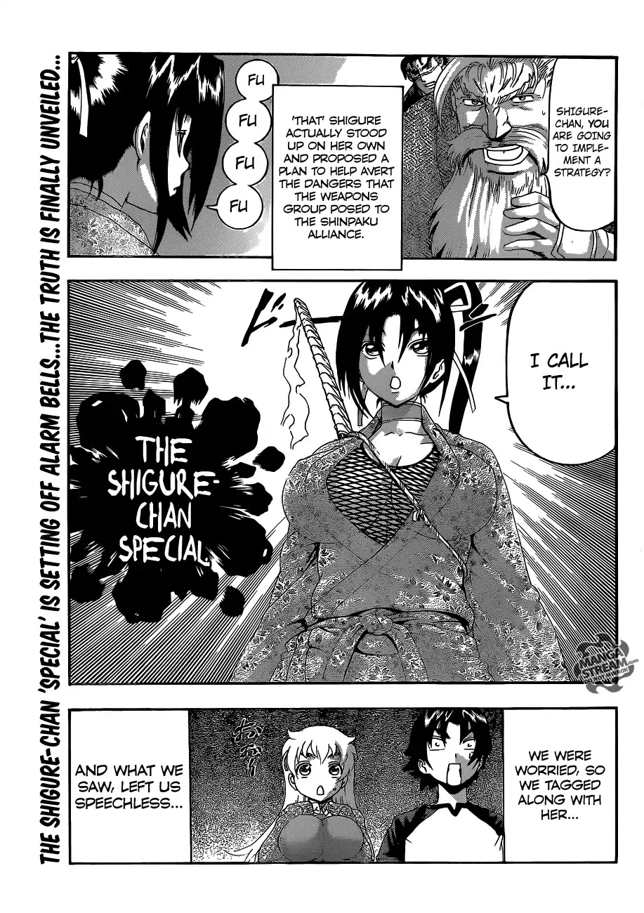 History's Strongest Disciple Kenichi Chapter 529 page 1 - Chapter 529 : The Shinpaku Alliance turns into a weapon team!?