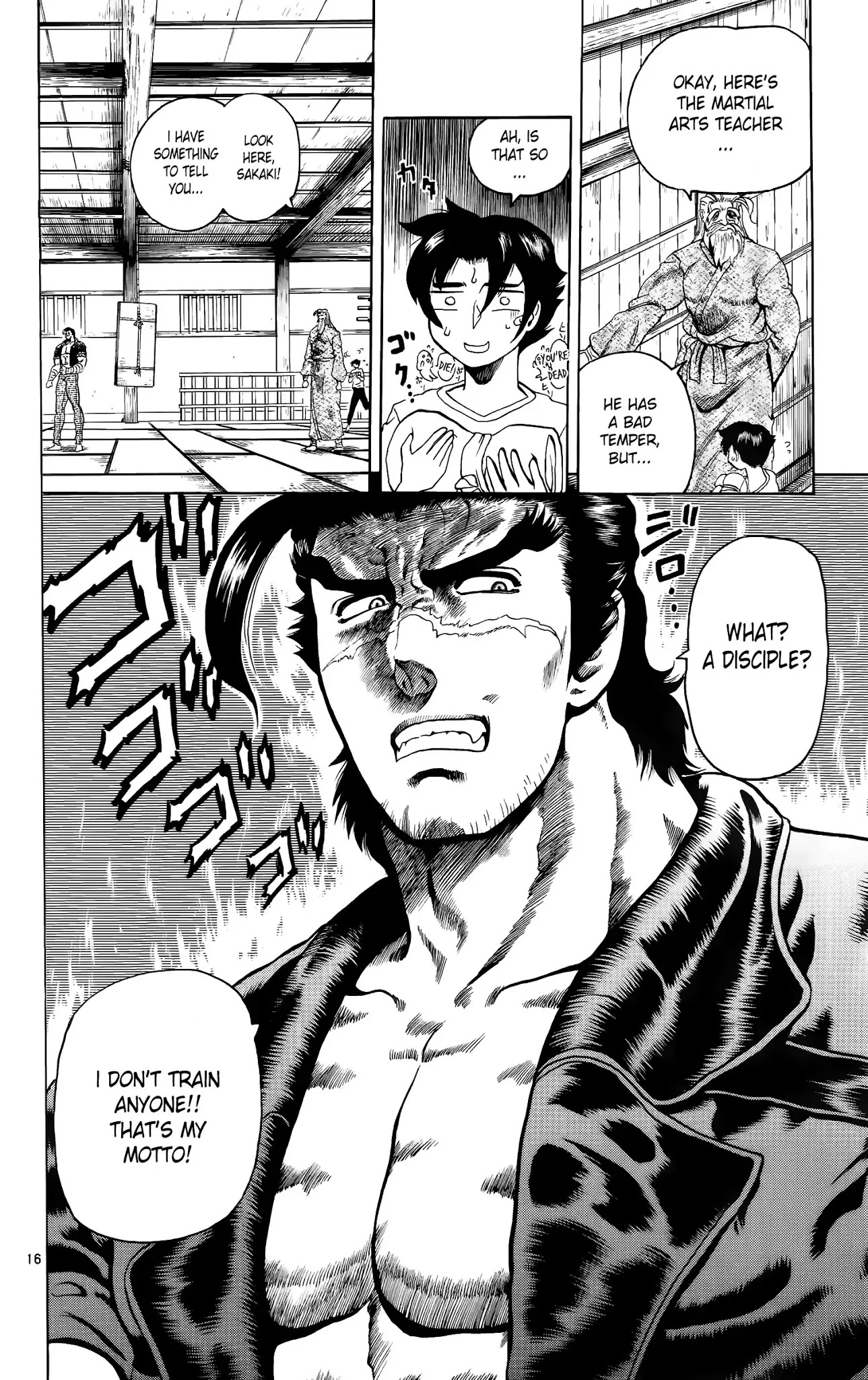 History's Strongest Disciple Kenichi Chapter 7 page 16 - Chapter 7: Ryozanpaku Dojo