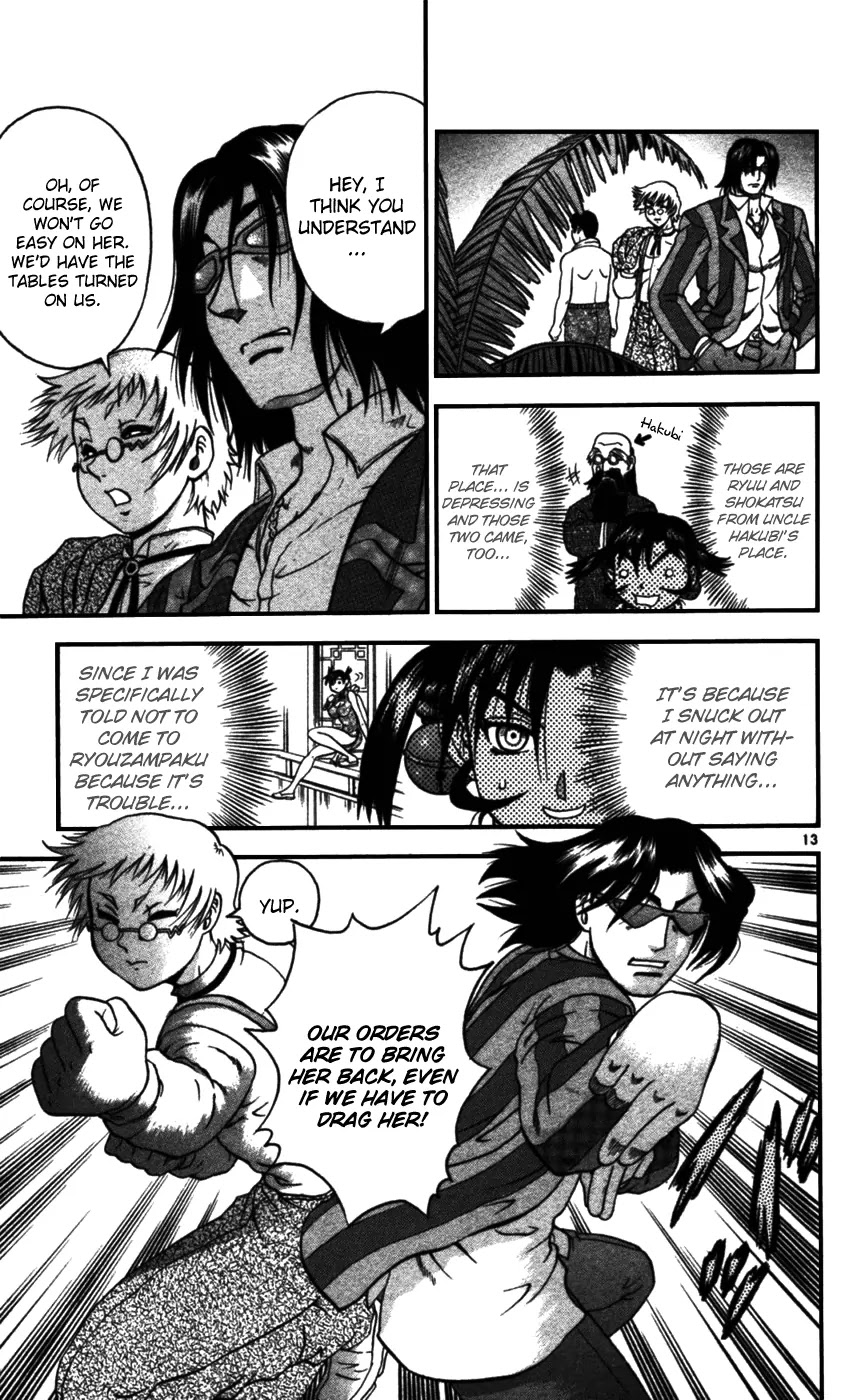 History's Strongest Disciple Kenichi Chapter 95 page 13 - Chapter 95: Fierce Fight - Triangle Relationship
