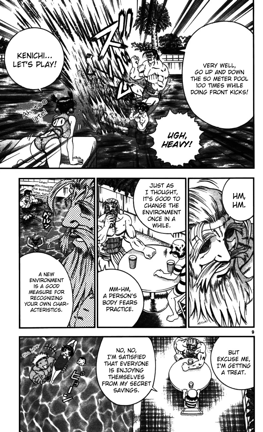 History's Strongest Disciple Kenichi Chapter 95 page 9 - Chapter 95: Fierce Fight - Triangle Relationship