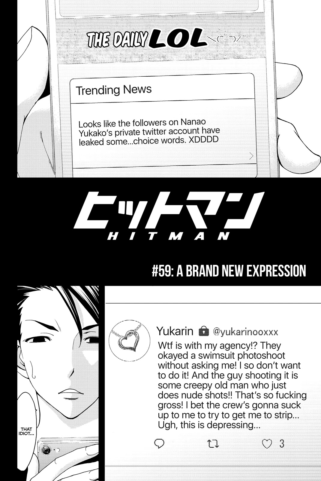 Hitman (Kouji Seo) Chapter 59 page 3 - Chapter 59: A Brand New Expression