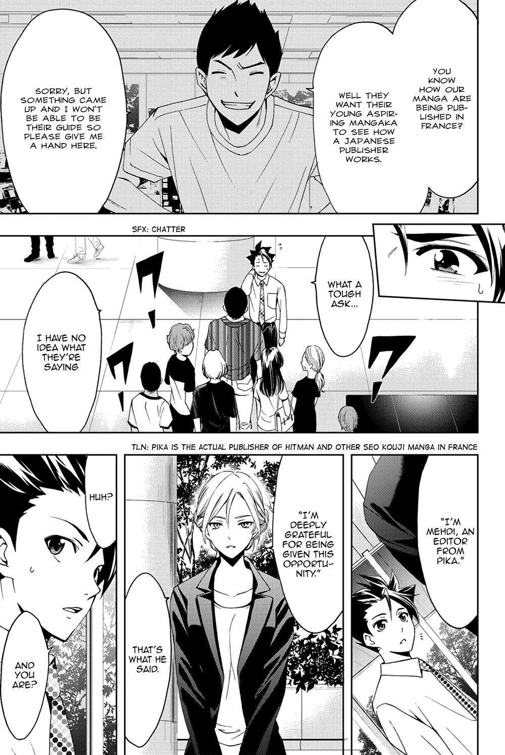 Hitman (Kouji Seo) Chapter 96 page 7 - Chapter 96: The Anonymous Author and the Frenchwoman
