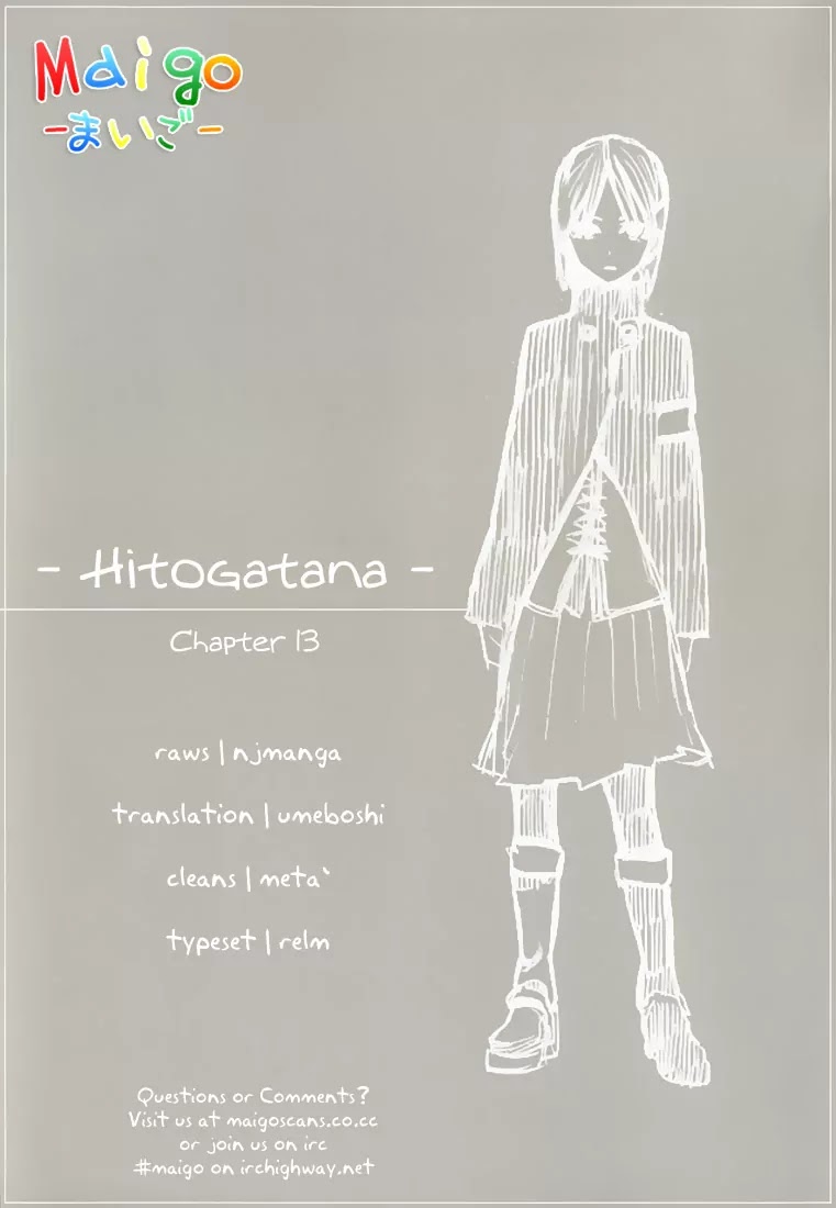 Hitogatana Chapter 13 page 36 - Chapter 13
