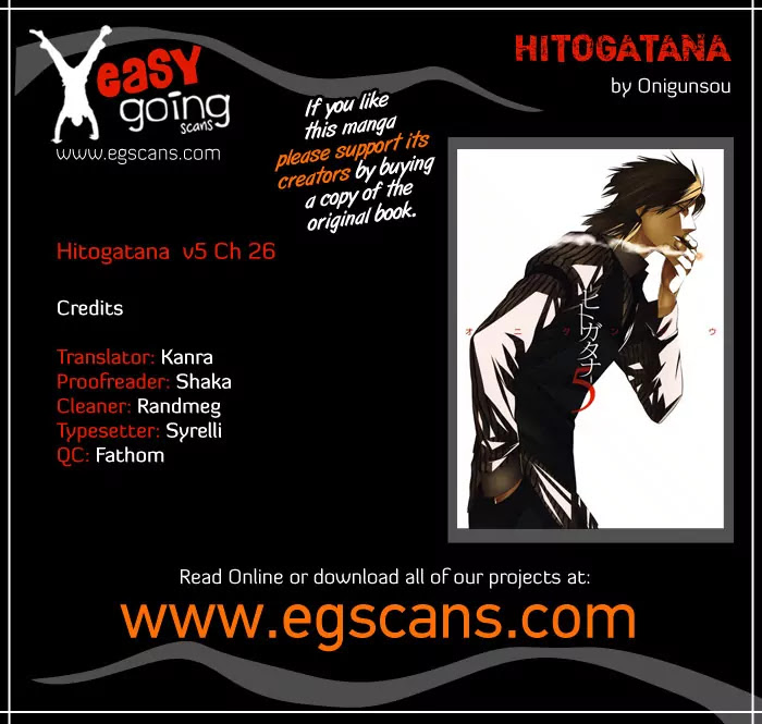 Hitogatana Chapter 26 page 1 - Chapter 26: Torch (Second Part)