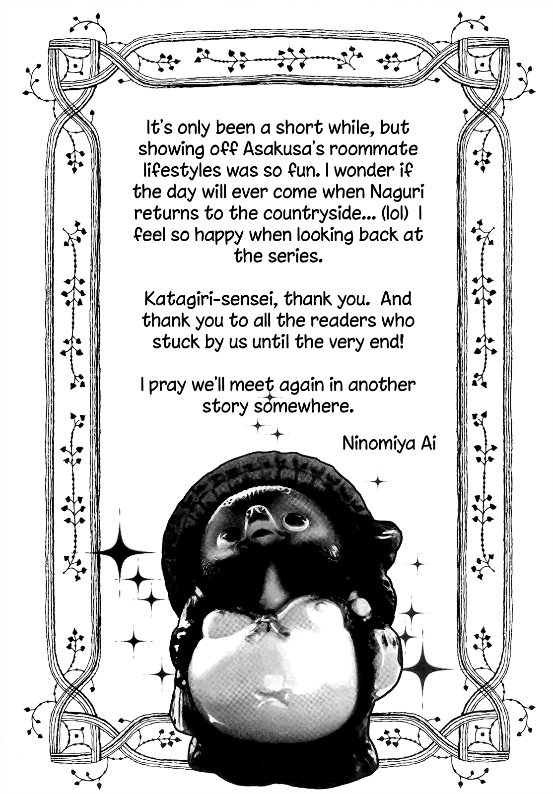 Hitokiri Share House Chapter 13 page 42 - Chapter 13: Keep your Heart in one Piece [END]