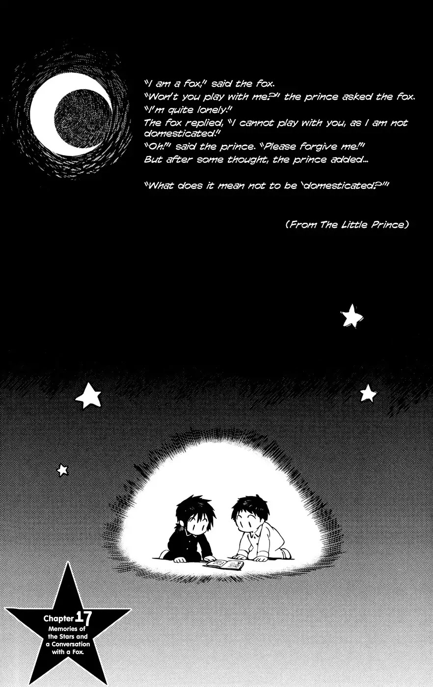 Hitoribocchi no Chikyuu Shinryaku Chapter 17 page 1 - Chapter 17: Memories of the Stars and a Conversation with a Fox