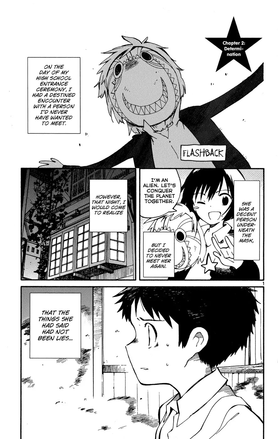 Hitoribocchi no Chikyuu Shinryaku Chapter 2 page 3 - Chapter 2: Determination