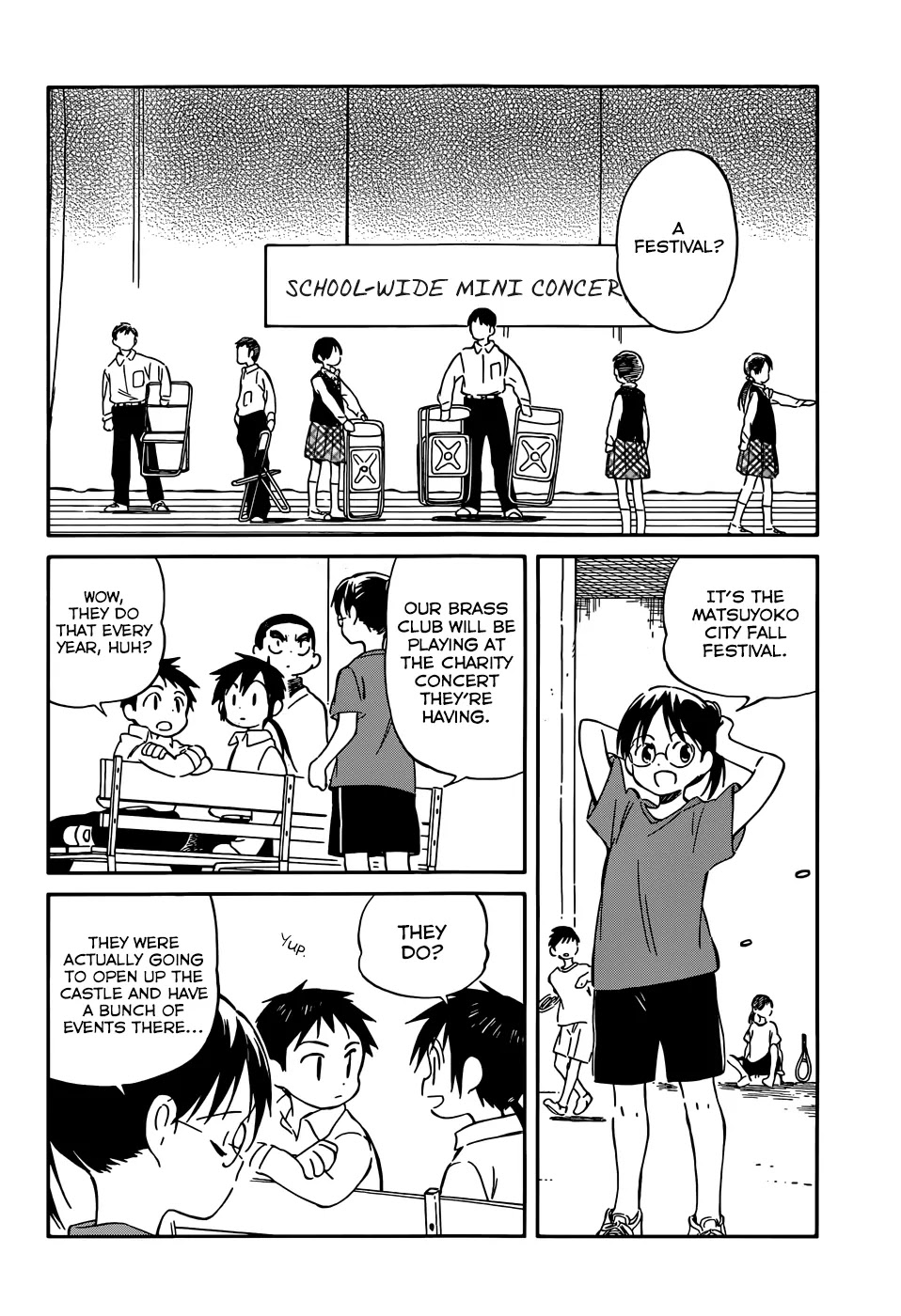 Hitoribocchi no Chikyuu Shinryaku Chapter 35 page 4 - Chapter 35 : Wedding Bouquet Road