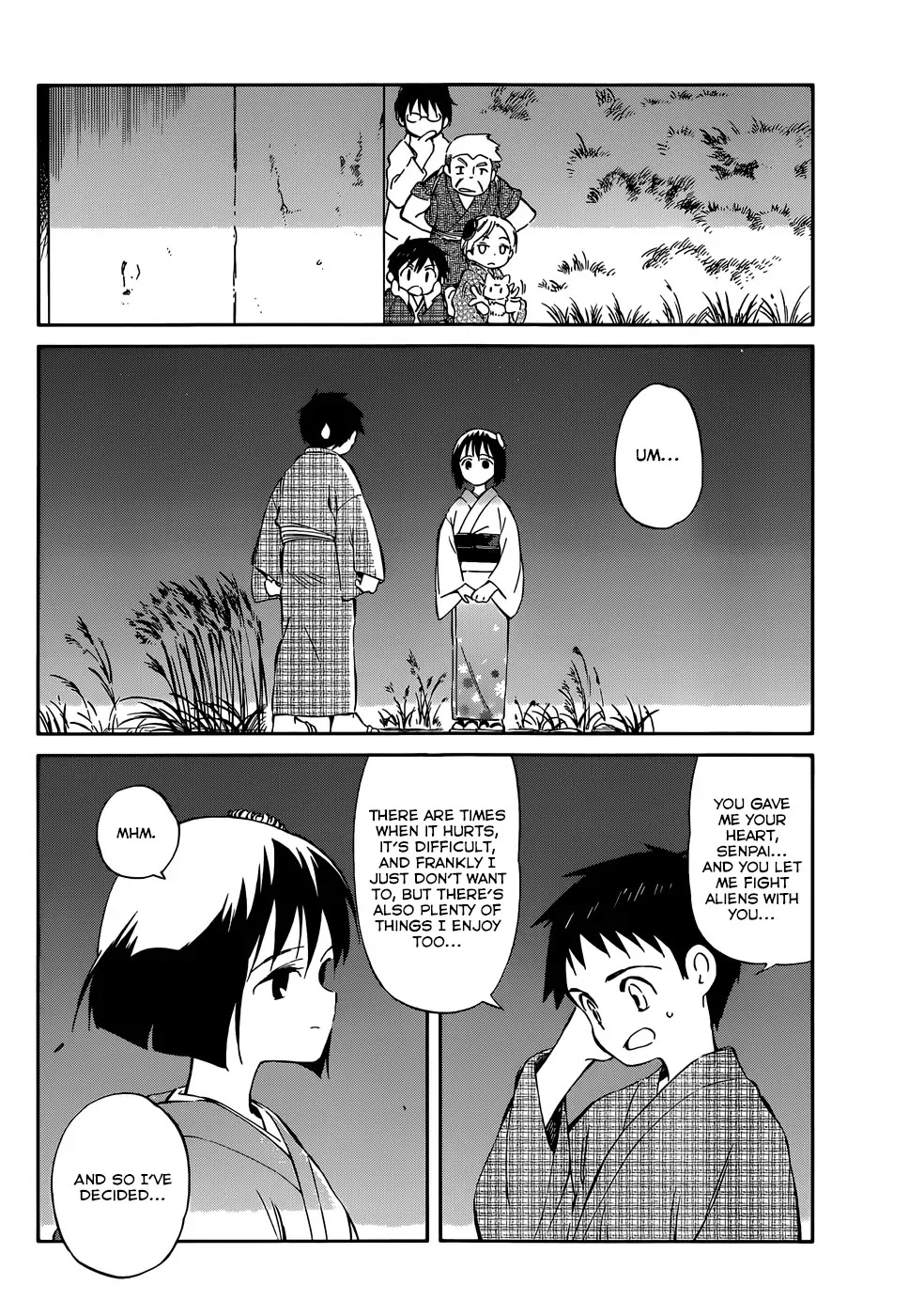 Hitoribocchi no Chikyuu Shinryaku Chapter 36 page 32 - Chapter 36: Happy Day