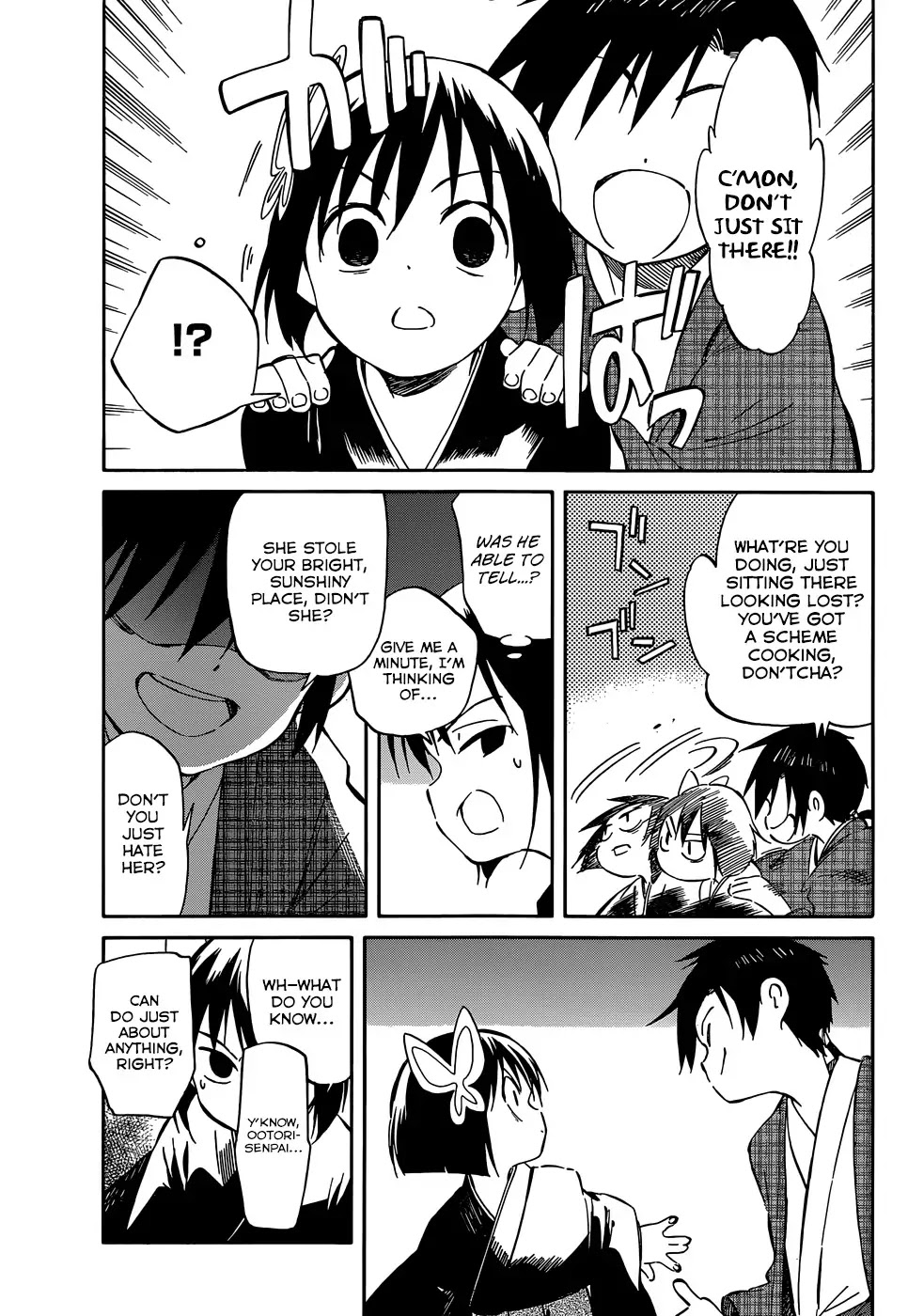 Hitoribocchi no Chikyuu Shinryaku Chapter 38 page 11 - Chapter 38: Even the Smallest Needle Cannot Be Swallowed