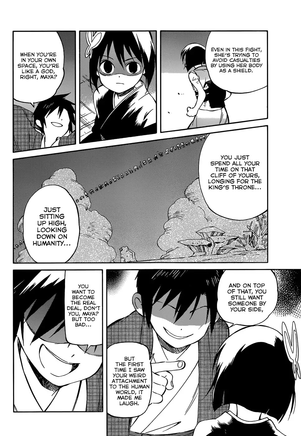 Hitoribocchi no Chikyuu Shinryaku Chapter 38 page 12 - Chapter 38: Even the Smallest Needle Cannot Be Swallowed