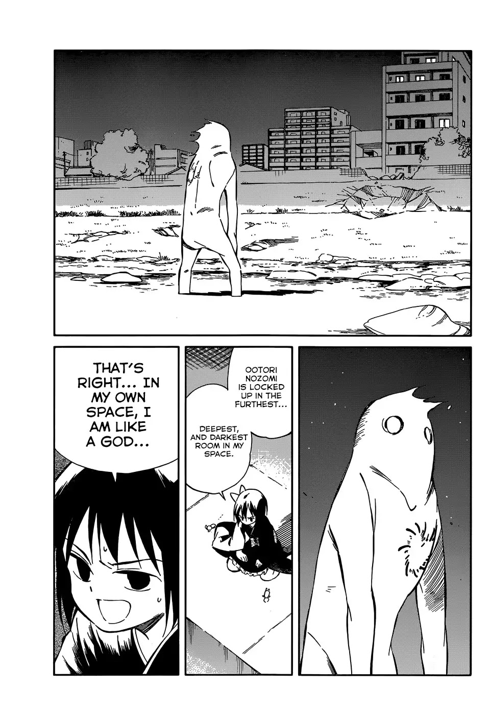Hitoribocchi no Chikyuu Shinryaku Chapter 38 page 19 - Chapter 38: Even the Smallest Needle Cannot Be Swallowed