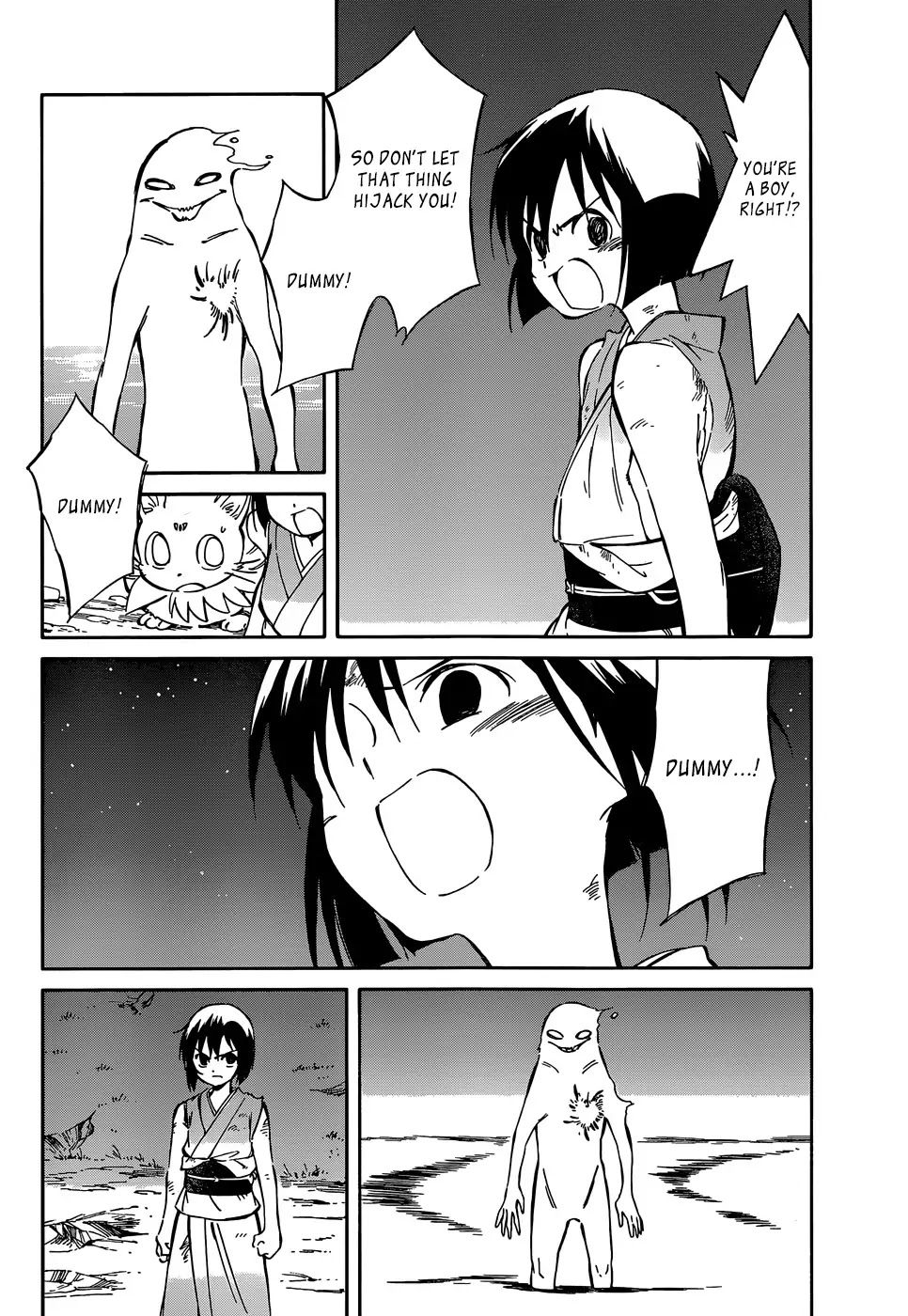 Hitoribocchi no Chikyuu Shinryaku Chapter 38 page 6 - Chapter 38: Even the Smallest Needle Cannot Be Swallowed