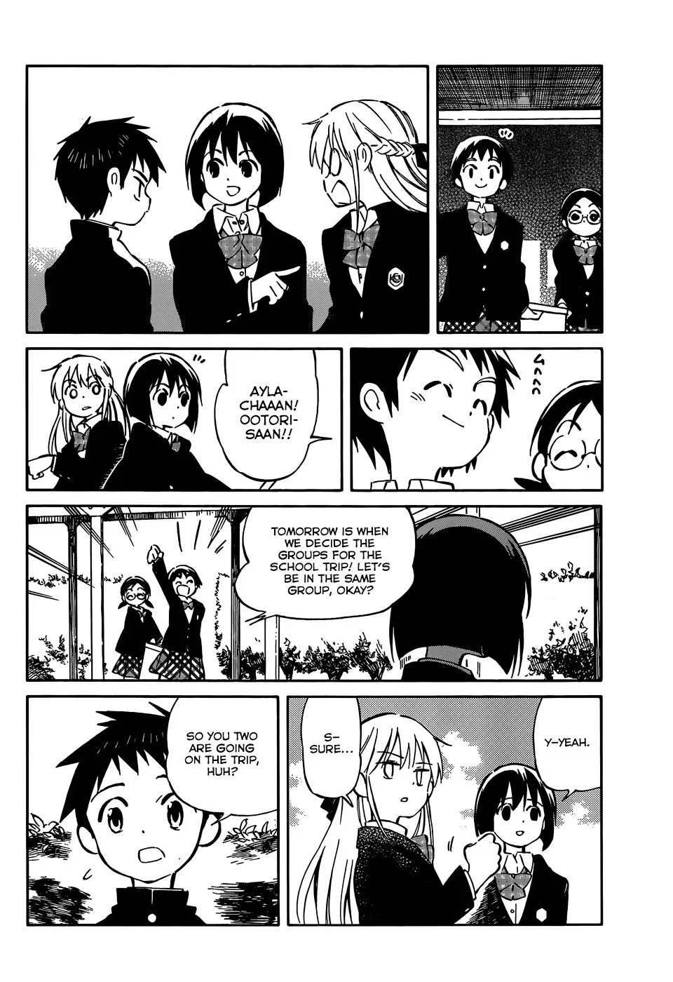 Hitoribocchi no Chikyuu Shinryaku Chapter 40 page 12 - Chapter 40: I Want to Go on the School Trip